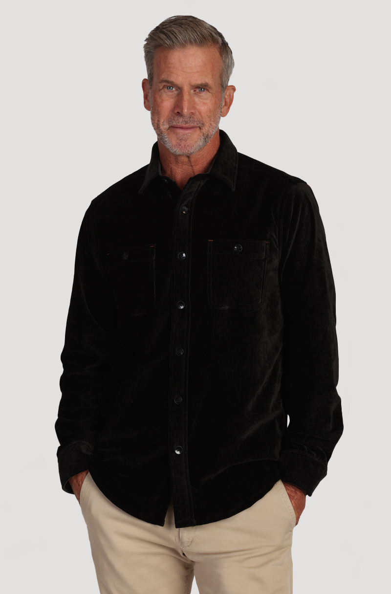 Cozy Cut Stretch Viceroy Velvet Shirt