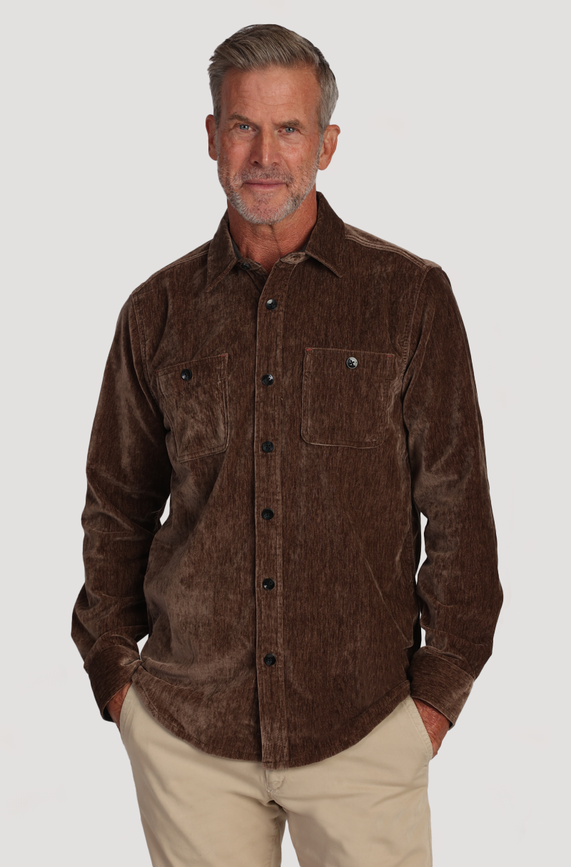 Cozy Cut Stretch Viceroy Velvet Shirt