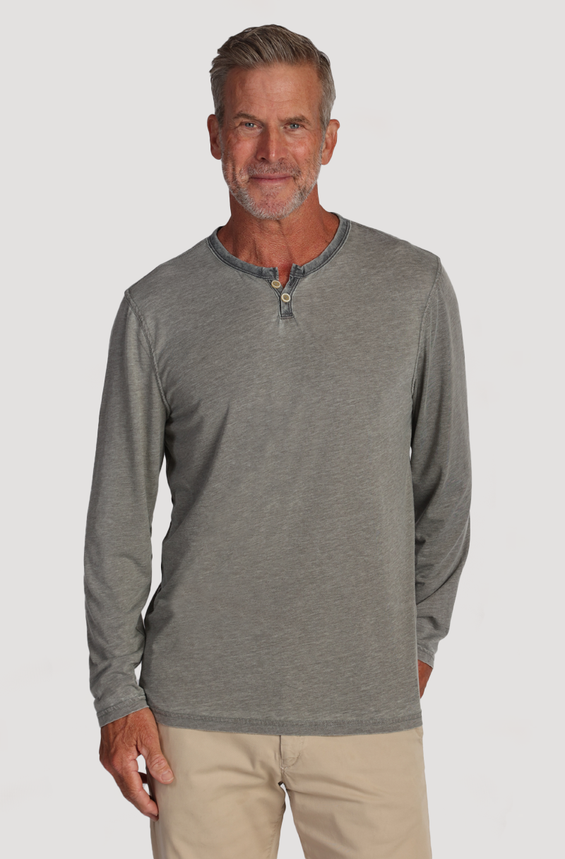 Bowery Burnout L/S Slit Tee