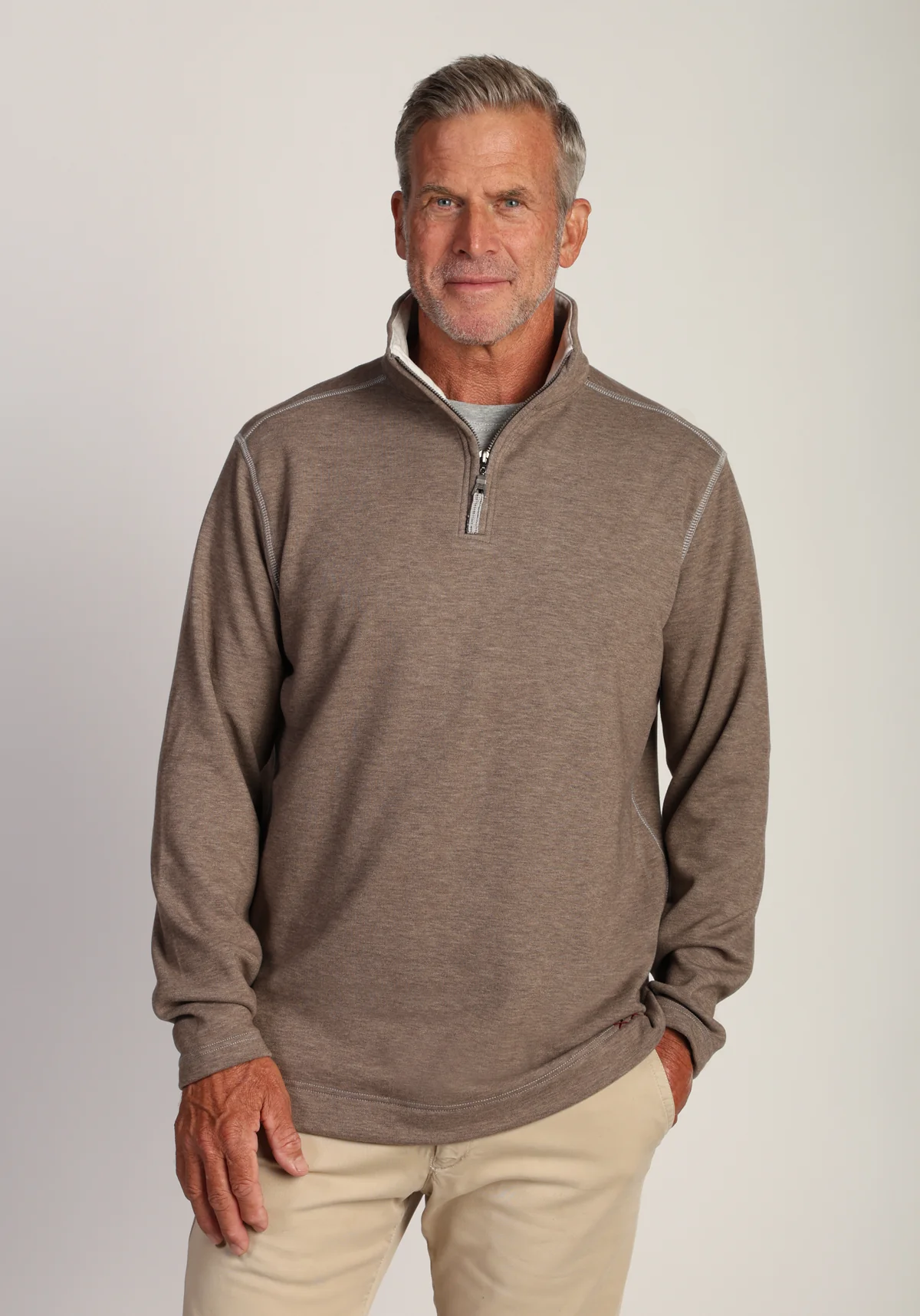 All Day 1/4 Zip Pullover - True Grit / dylan