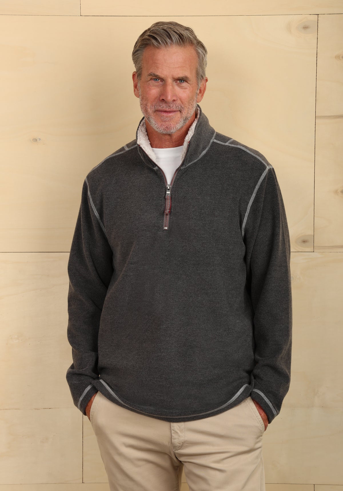 Melange Soft Fleece 1/4 Zip Pullover
