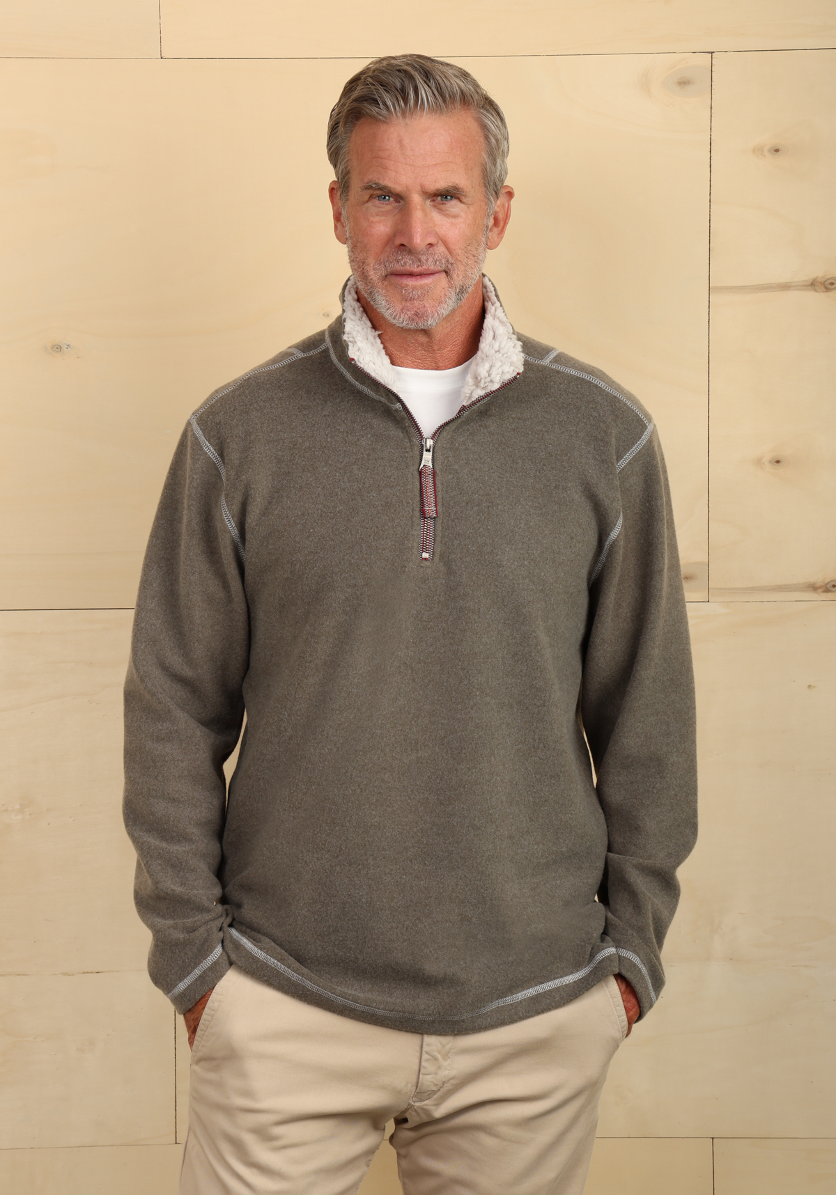 Melange Soft Fleece 1/4 Zip Pullover
