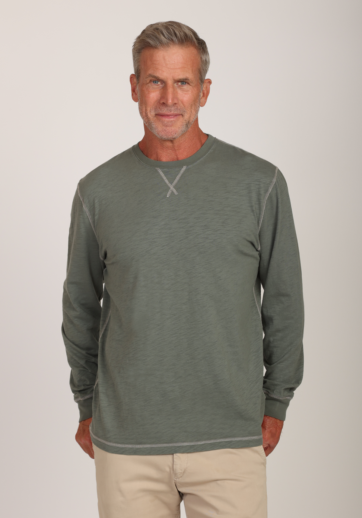 Heritage Slub L/S Crew