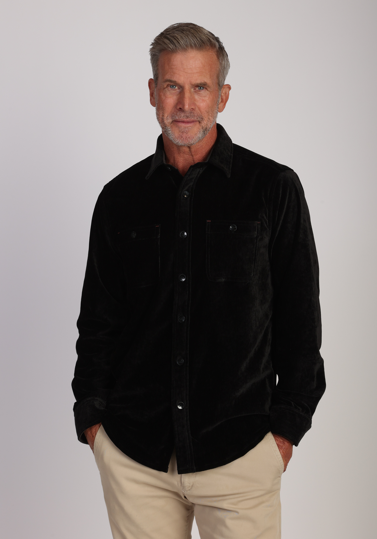 Cozy Cut Stretch Viceroy Velvet Shirt