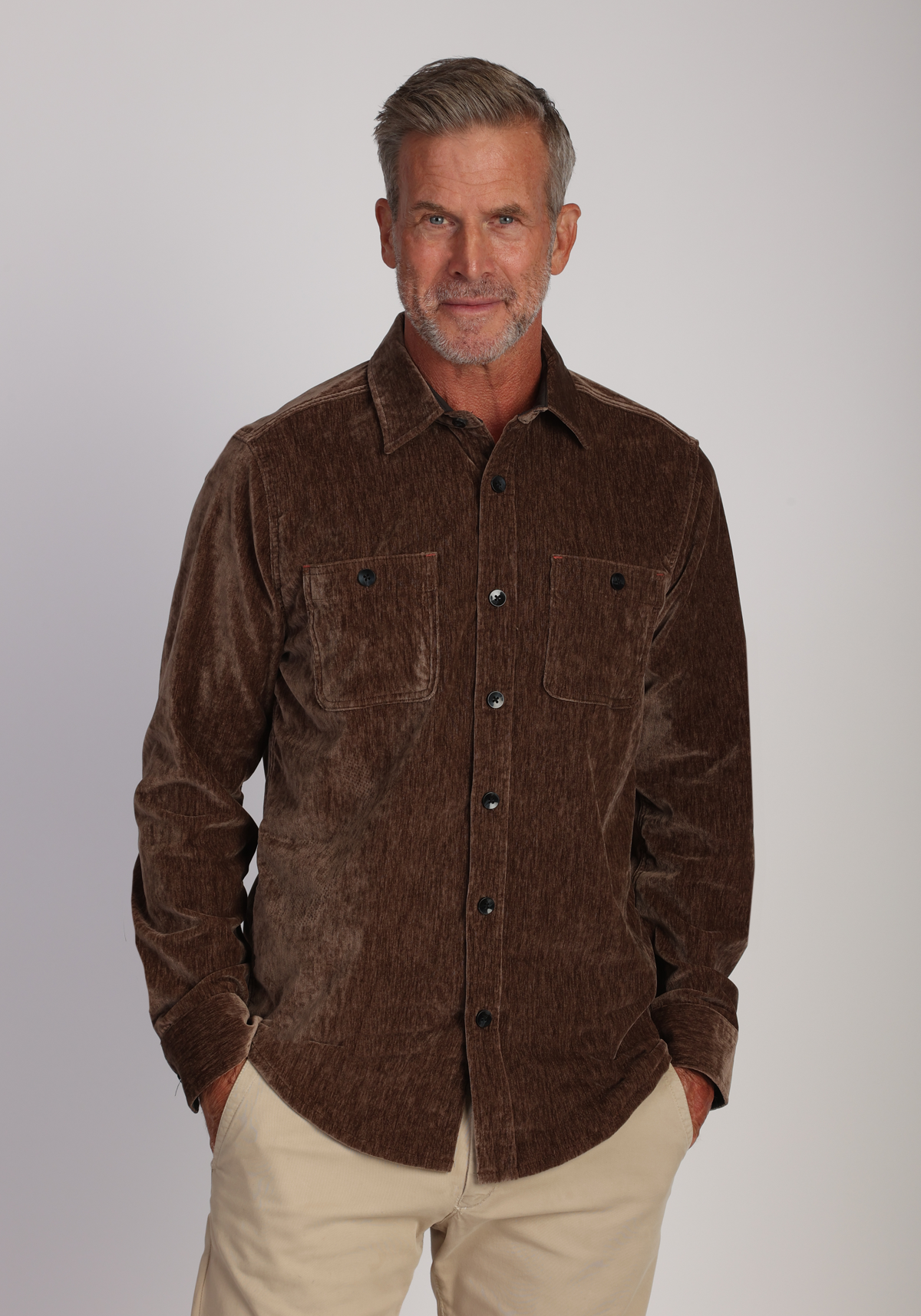 Cozy Cut Stretch Viceroy Velvet Shirt