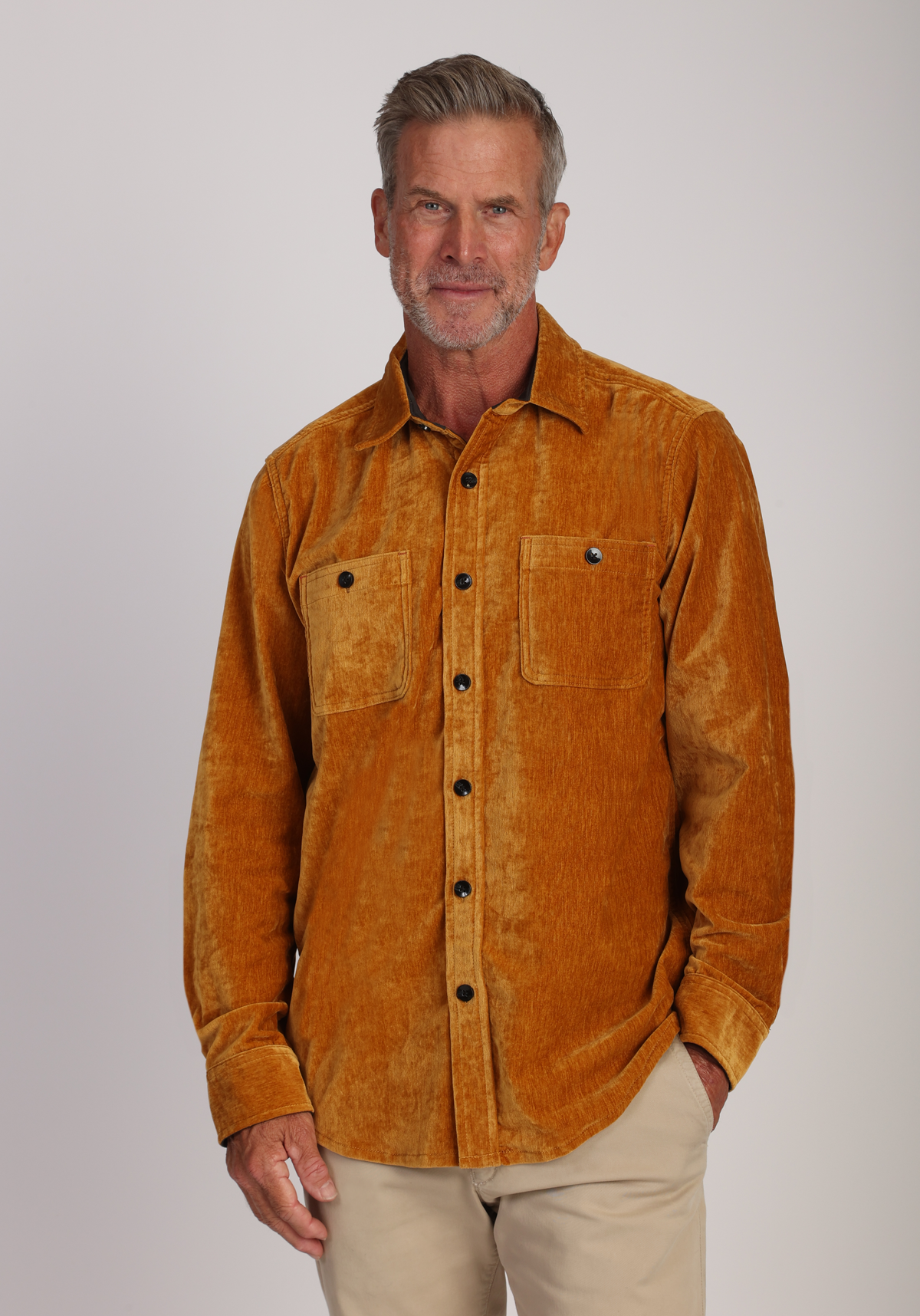 Cozy Cut Stretch Viceroy Velvet Shirt
