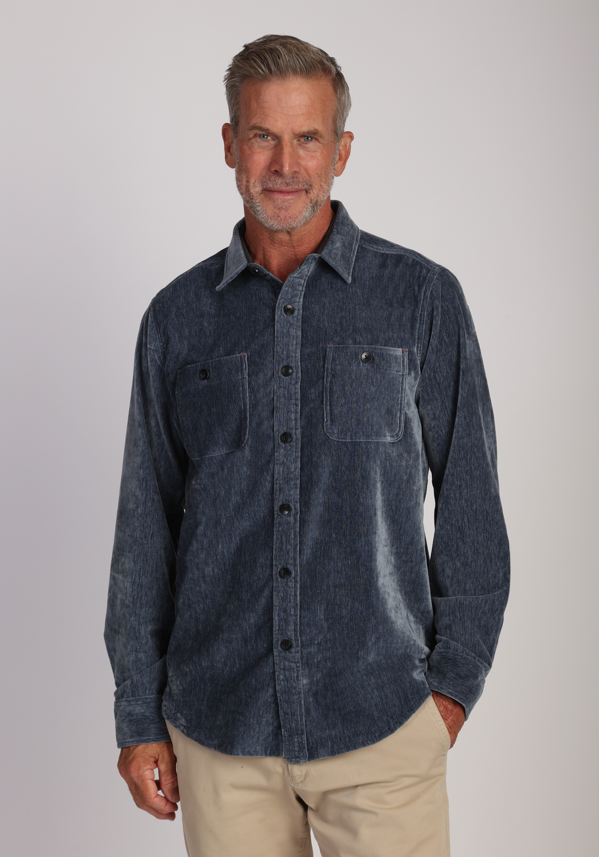 Cozy Cut Stretch Viceroy Velvet Shirt