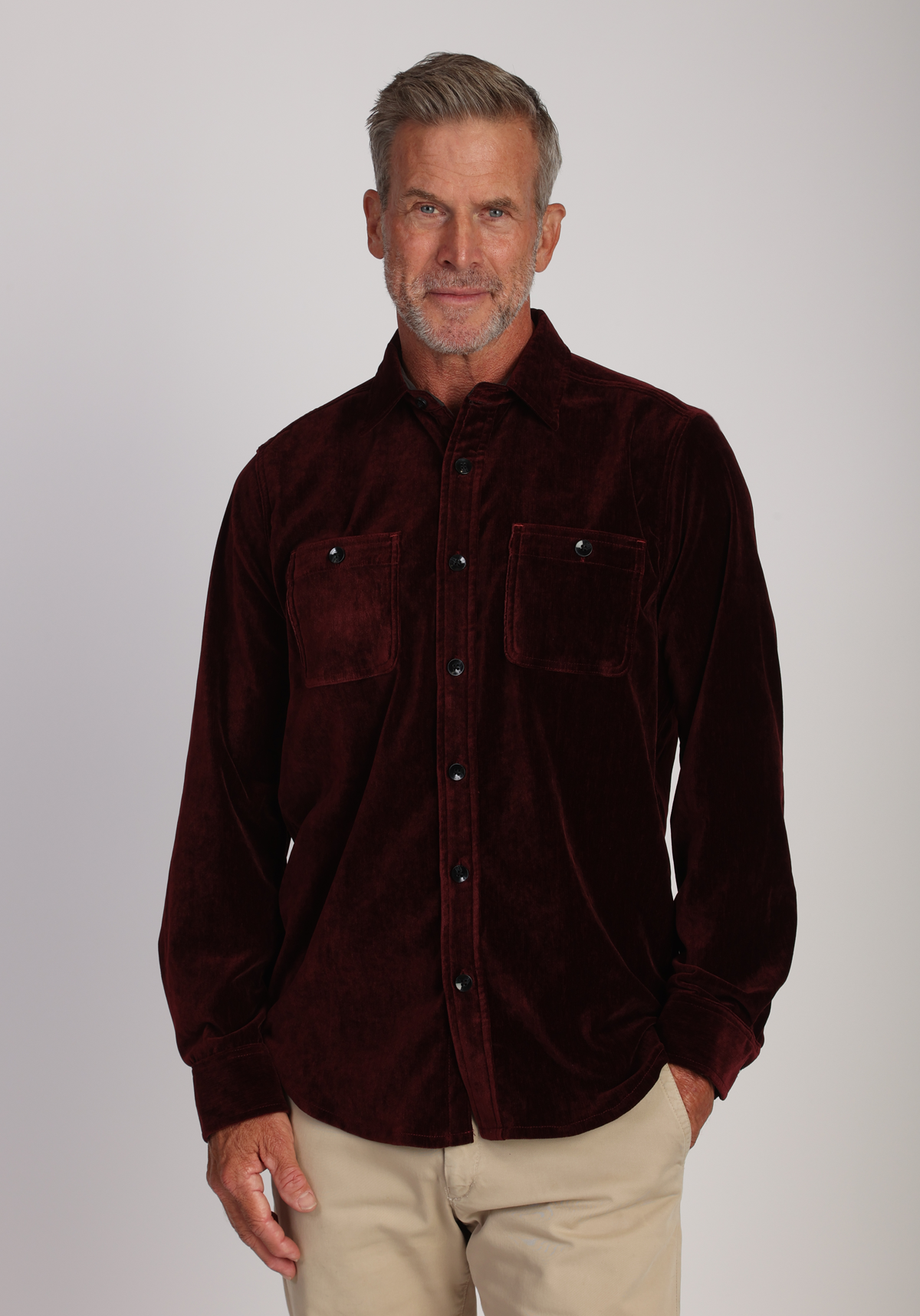 Cozy Cut Stretch Viceroy Velvet Shirt