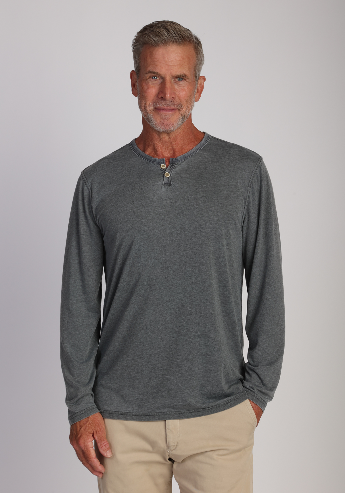 Bowery Burnout L/S Slit Tee