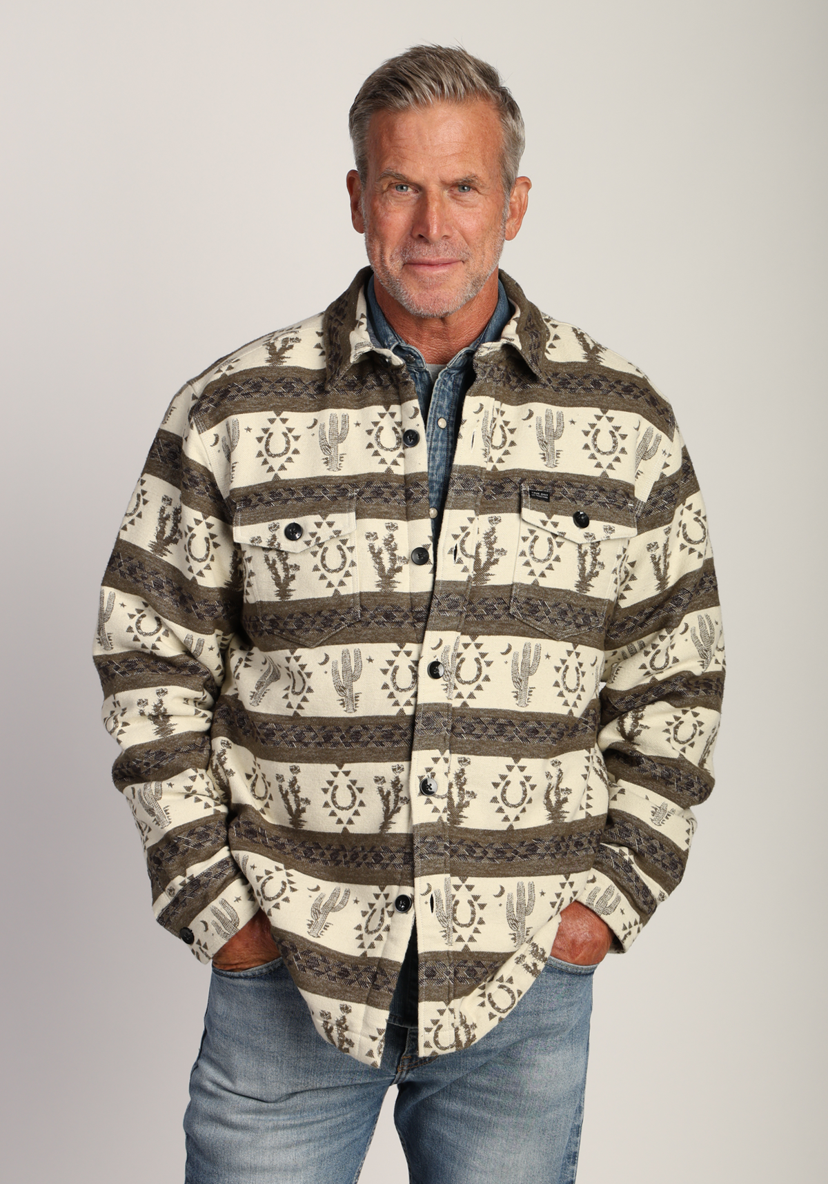 美品nonnative RANCHER SHIRT JACKET OMBRE Ranchero Summit Shirt Jacket