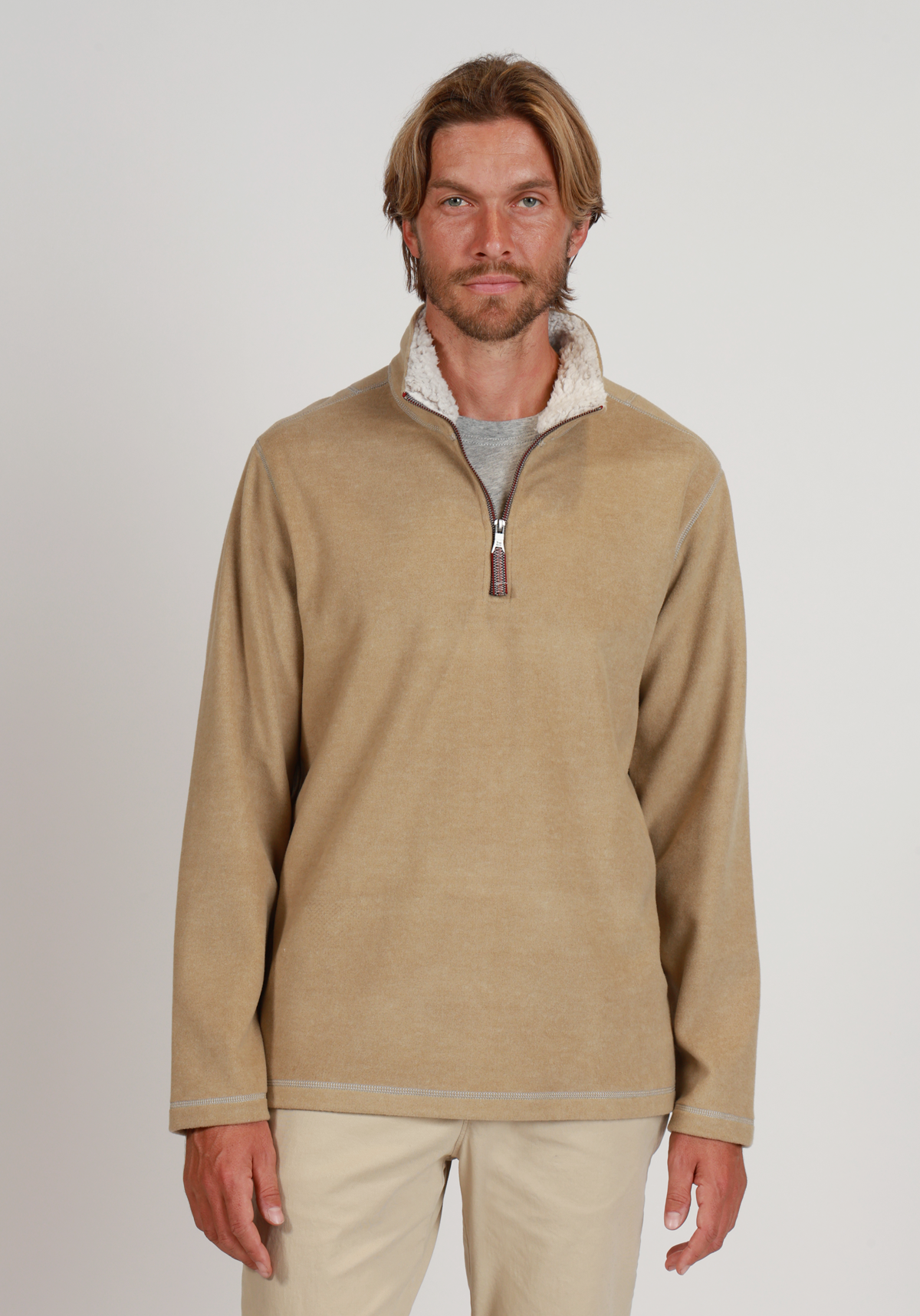 Melange Soft Fleece Quarter-Zip