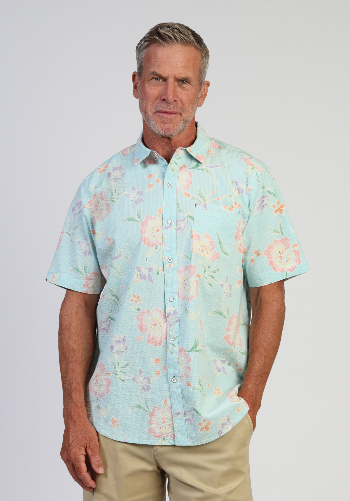 seersucker dress shirt South Pacific Seersucker Shirt