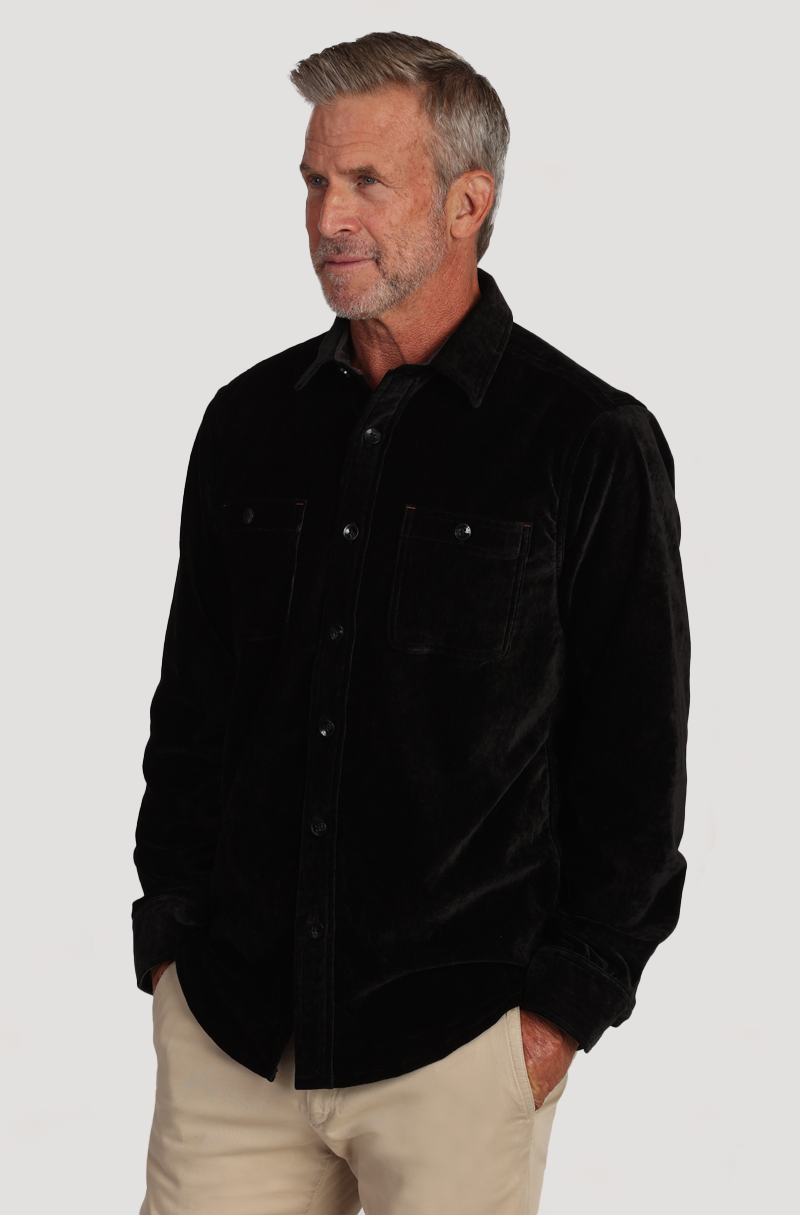 Cozy Cut Stretch Viceroy Velvet Shirt