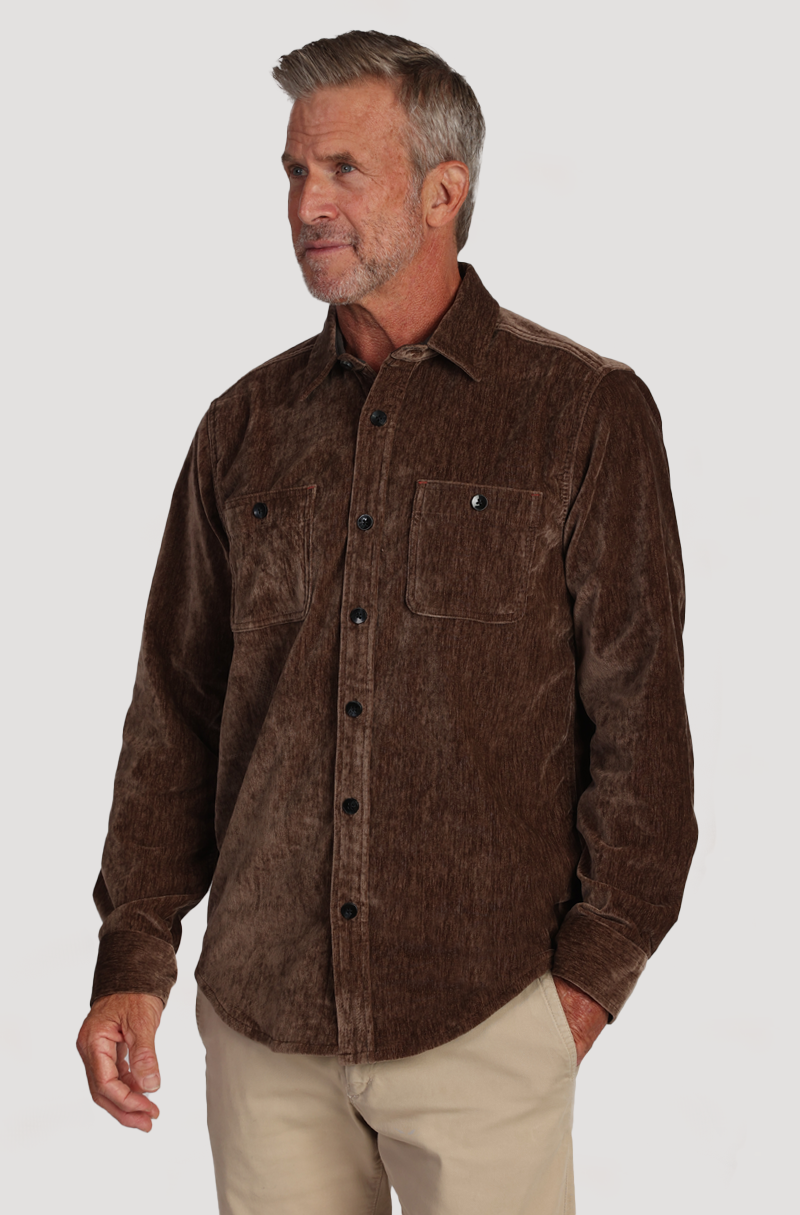 Cozy Cut Stretch Viceroy Velvet Shirt