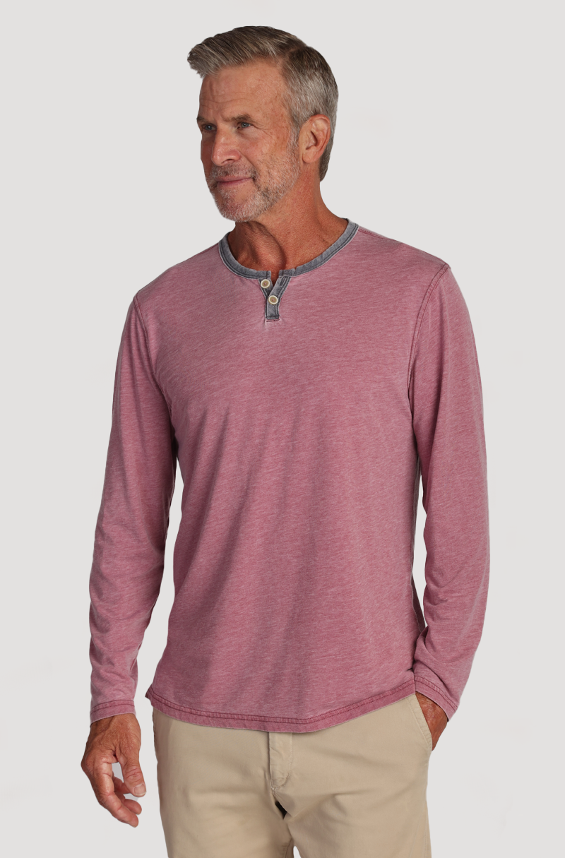 Bowery Burnout L/S Slit Tee