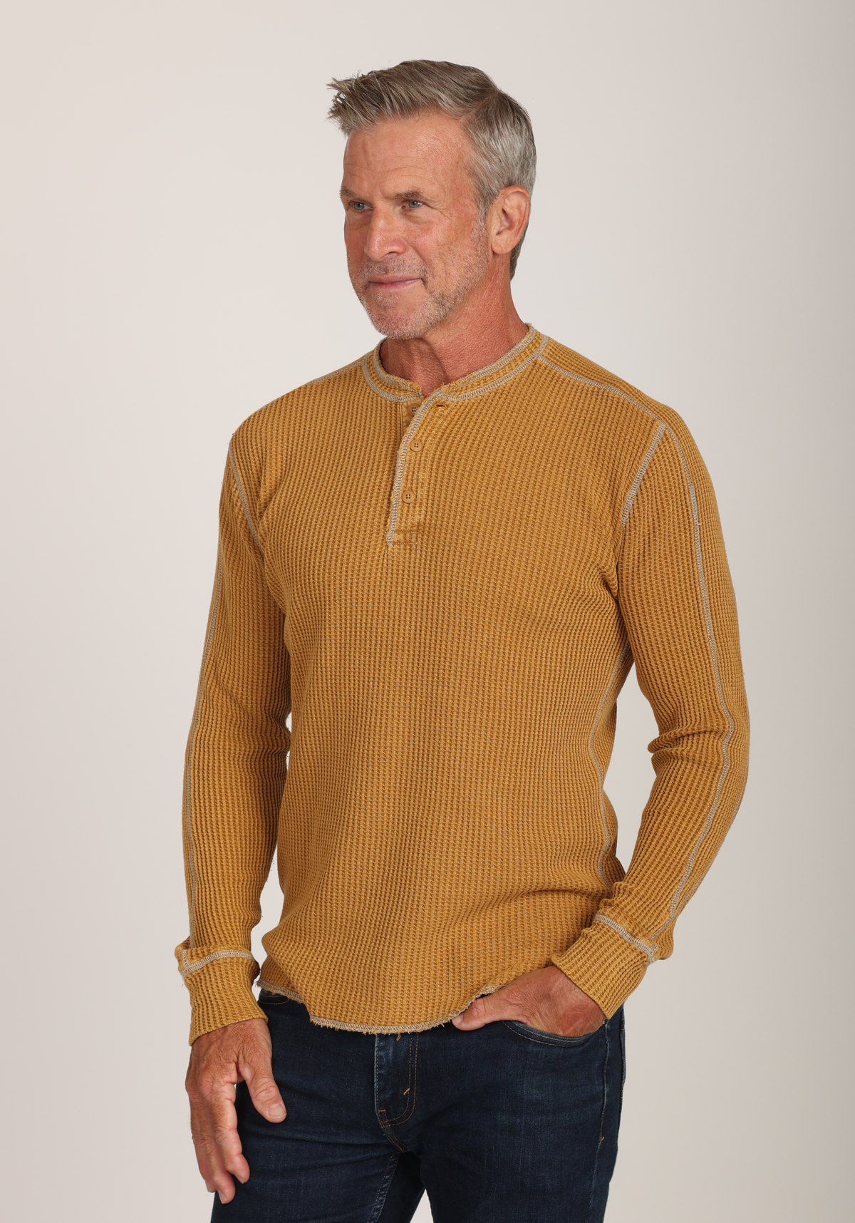 Fillmore Chunky Waffle Henley
