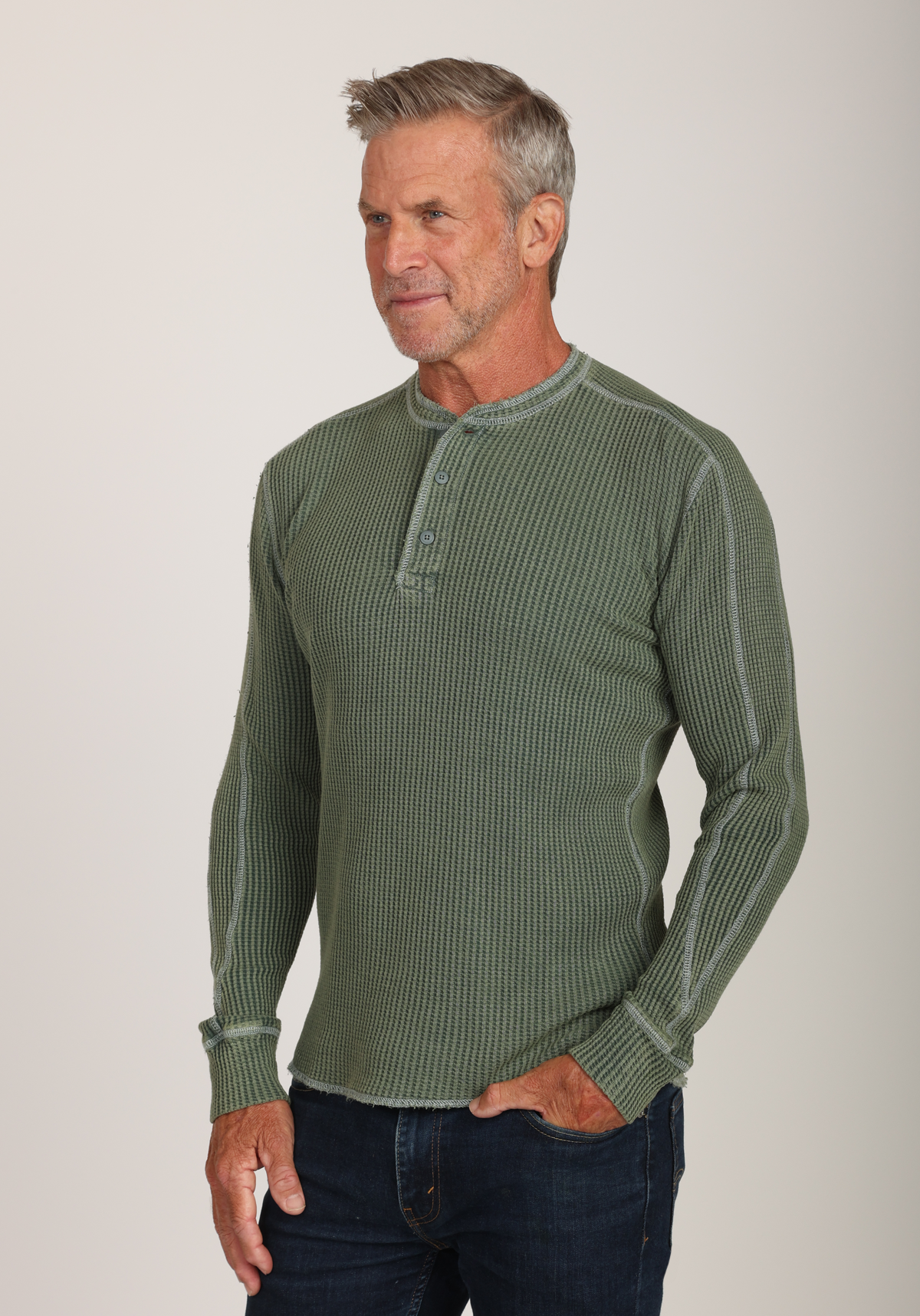 Fillmore Chunky Waffle Henley