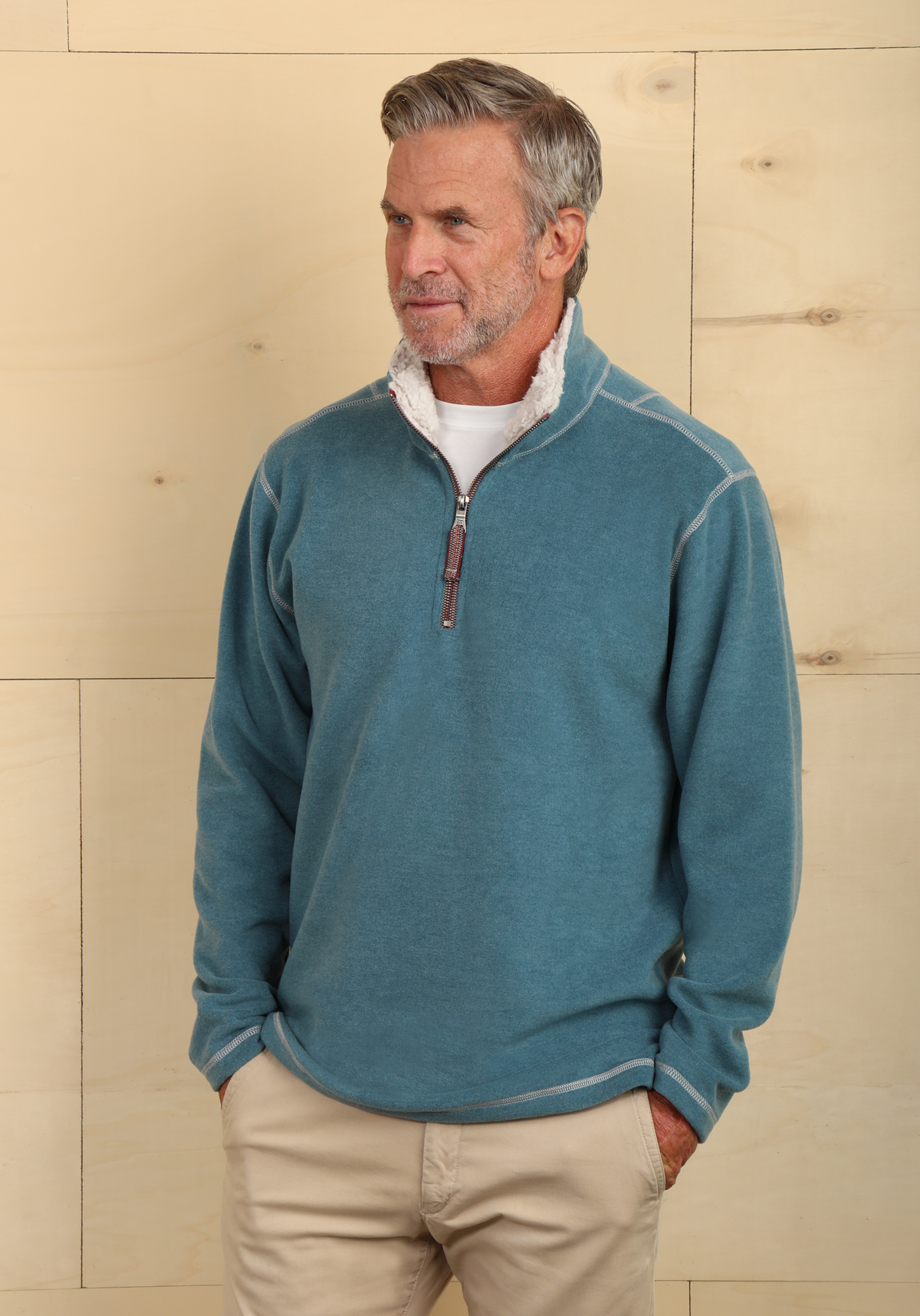 Melange Soft Fleece 1/4 Zip Pullover