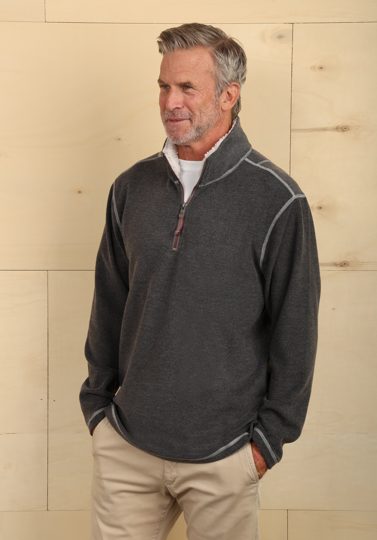 Melange Soft Fleece 1/4 Zip Pullover