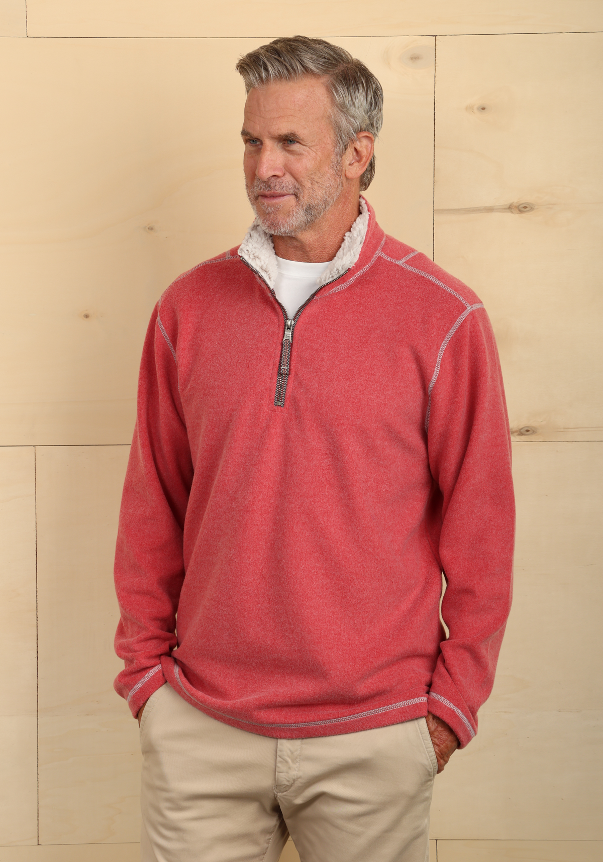 Melange Soft Fleece 1/4 Zip Pullover