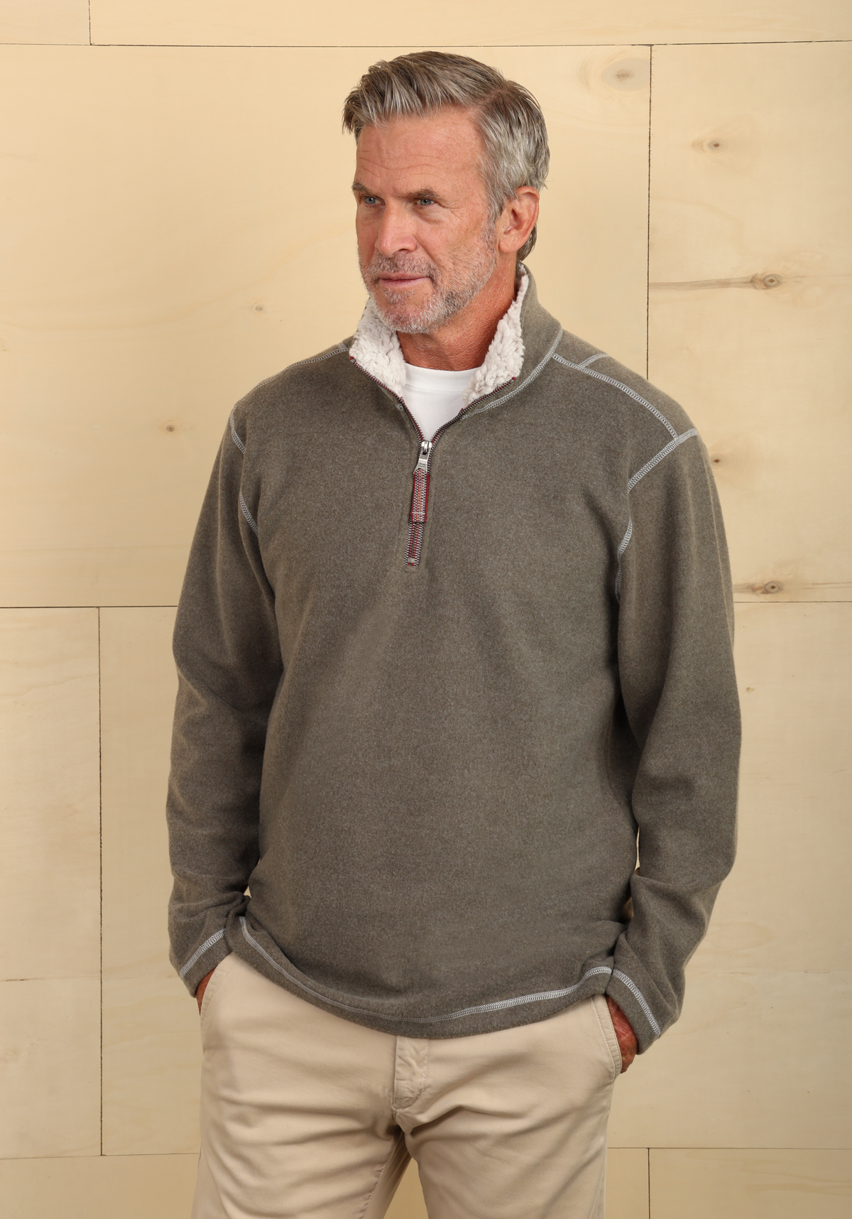 Melange Soft Fleece 1/4 Zip Pullover