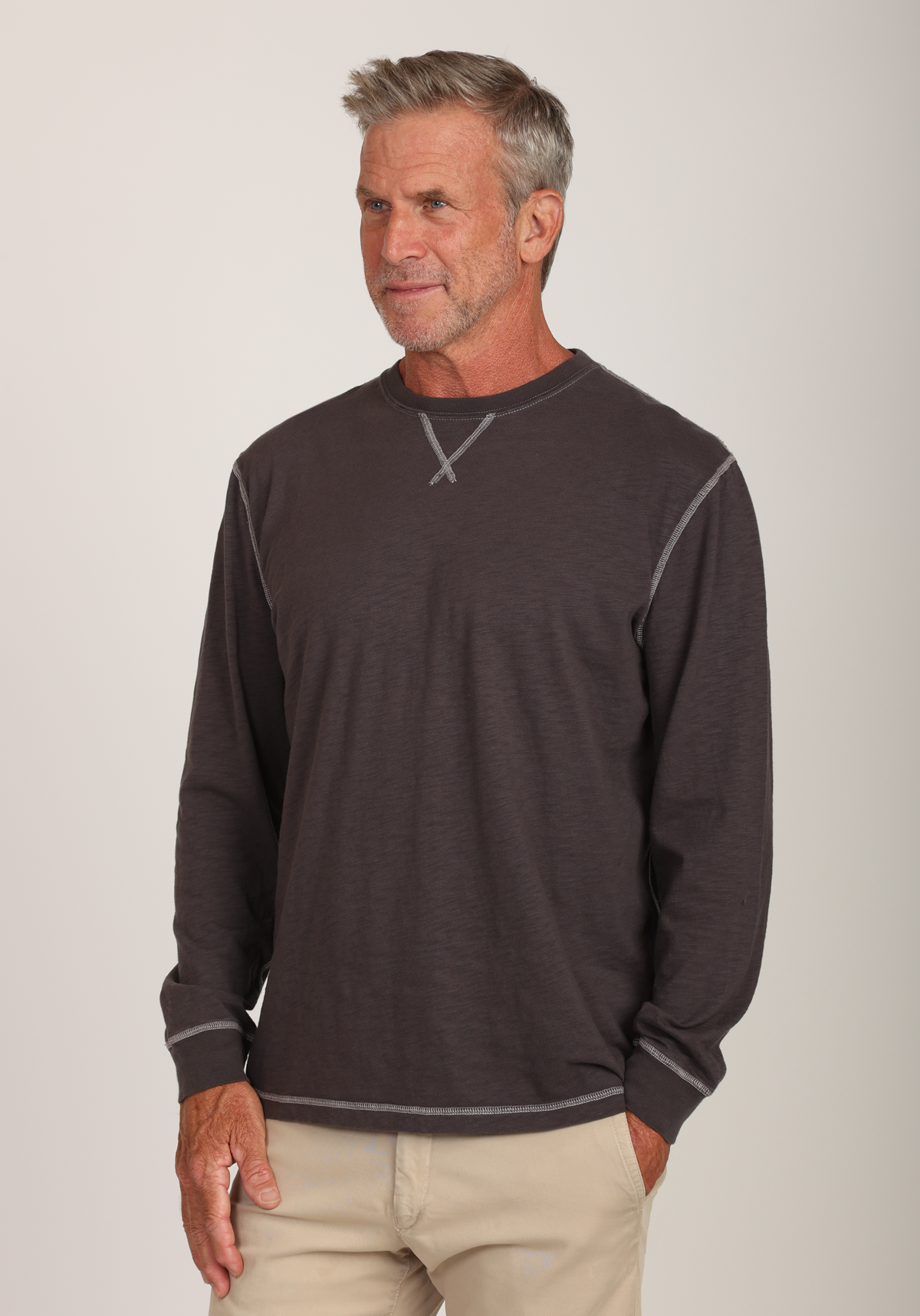 Heritage Slub L/S Crew