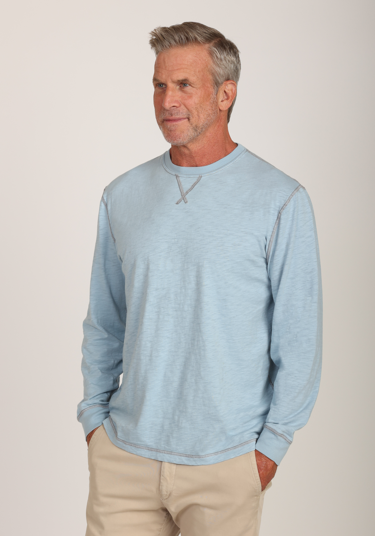 Heritage Slub L/S Crew