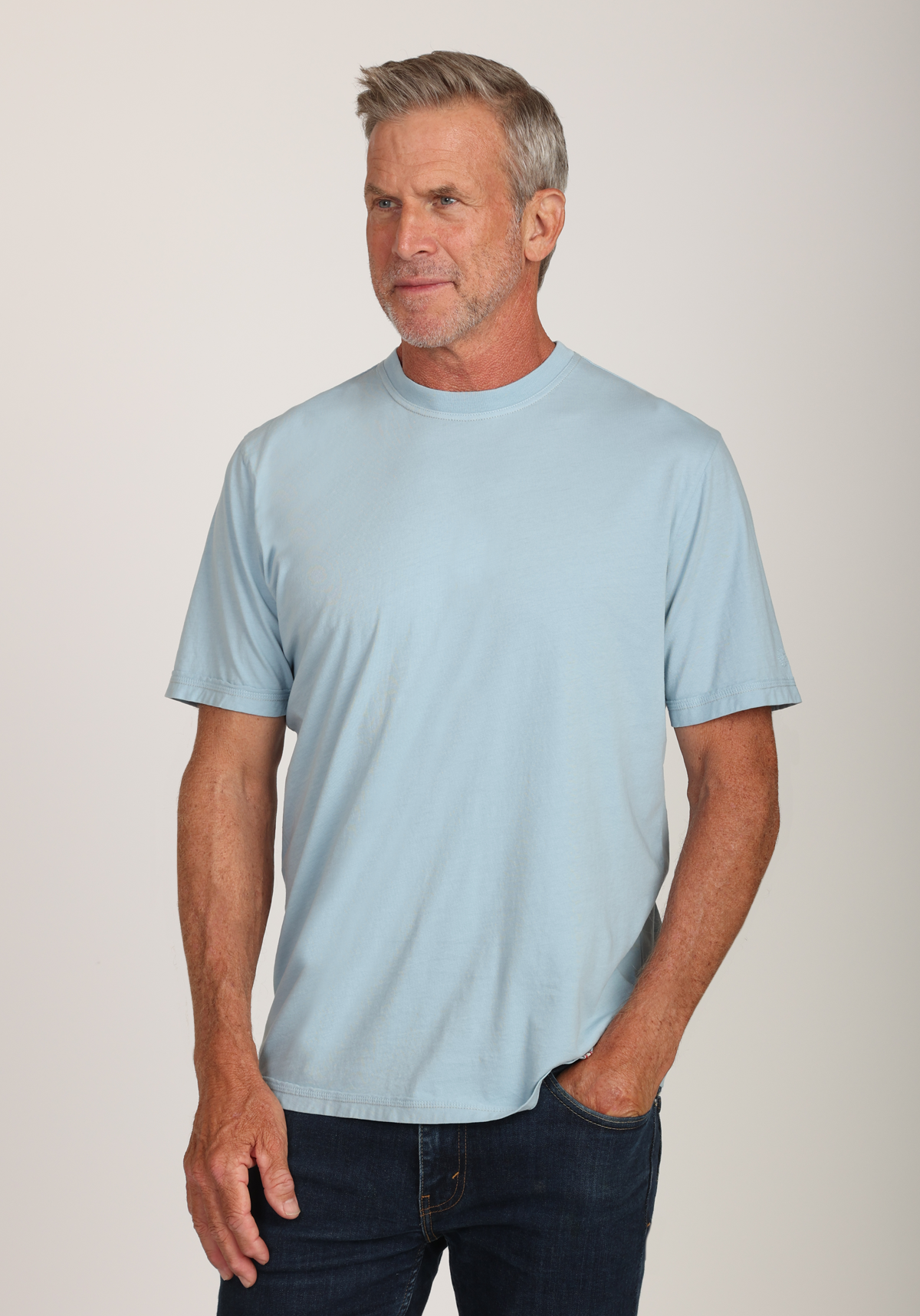 Secret Wash Combed Cotton Crew