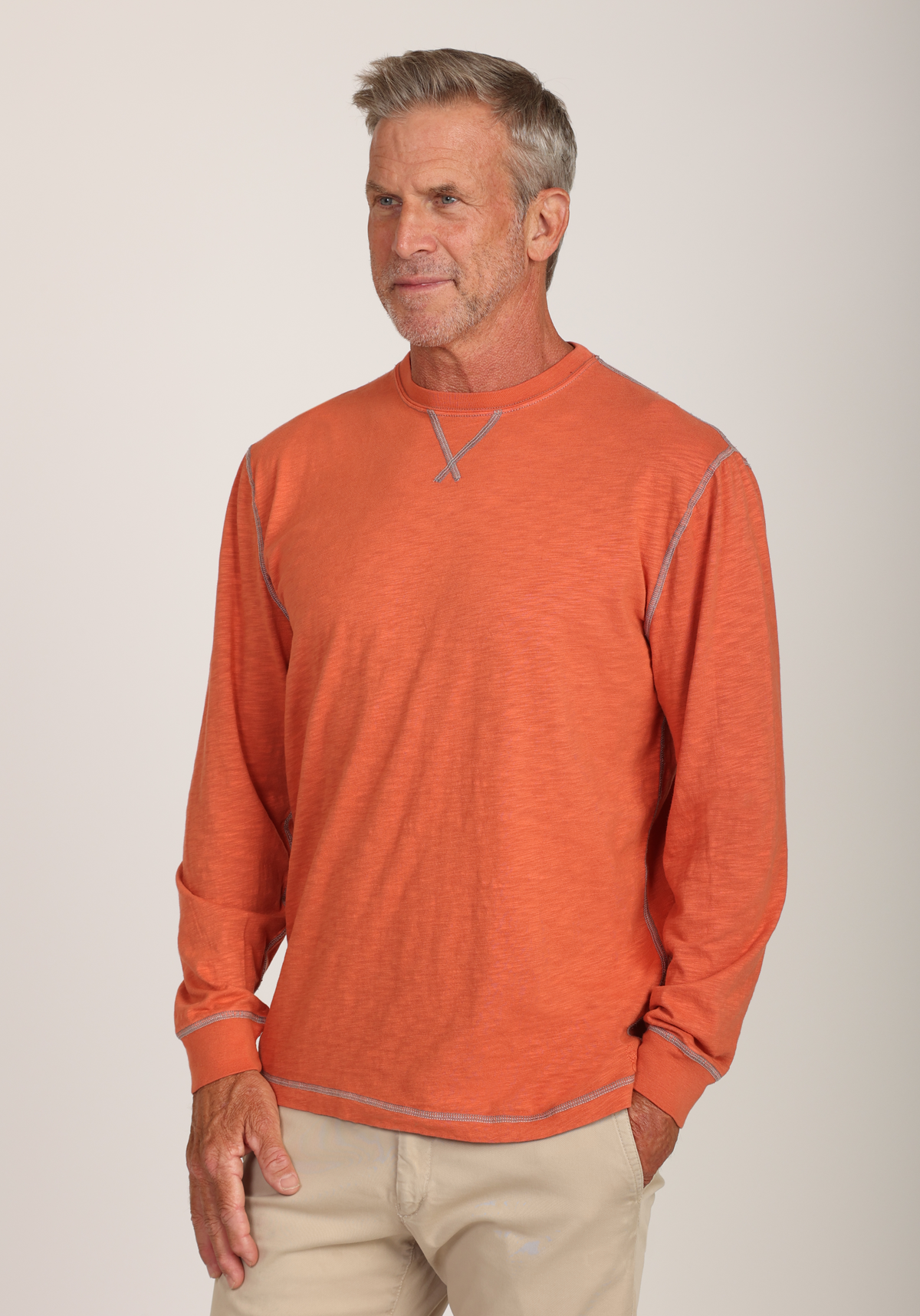 Heritage Slub L/S Crew