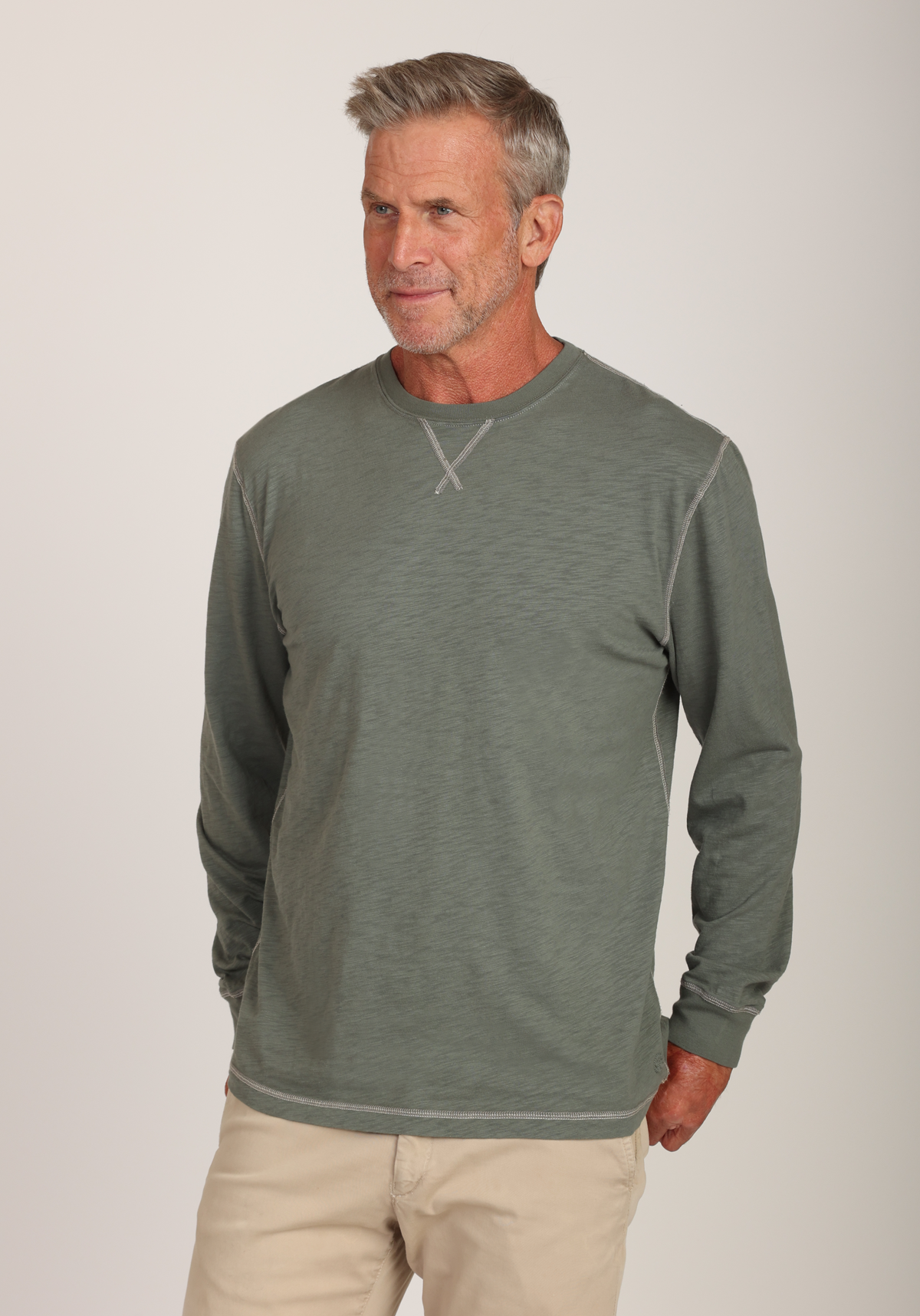 Heritage Slub L/S Crew