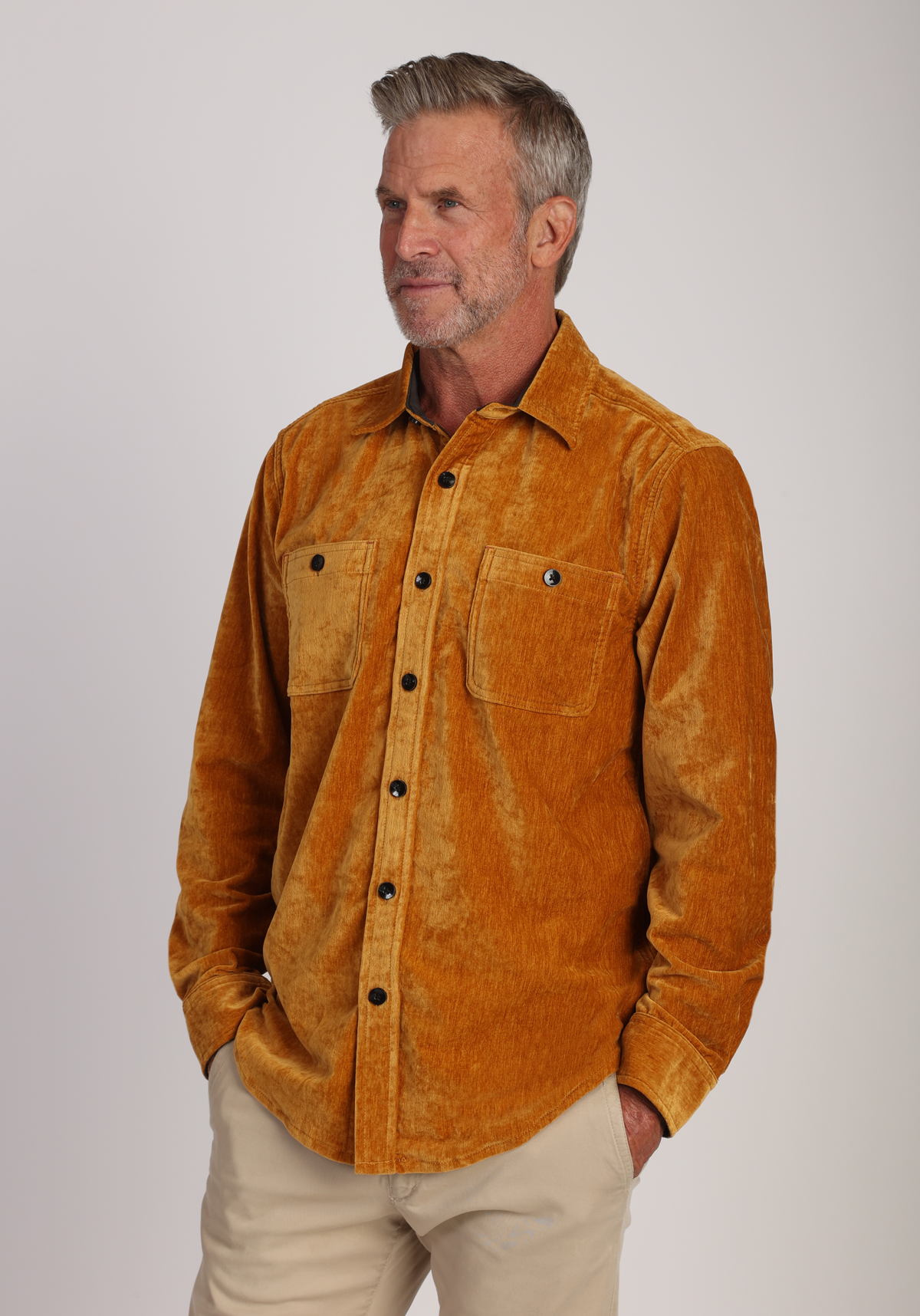 Cozy Cut Stretch Viceroy Velvet Shirt