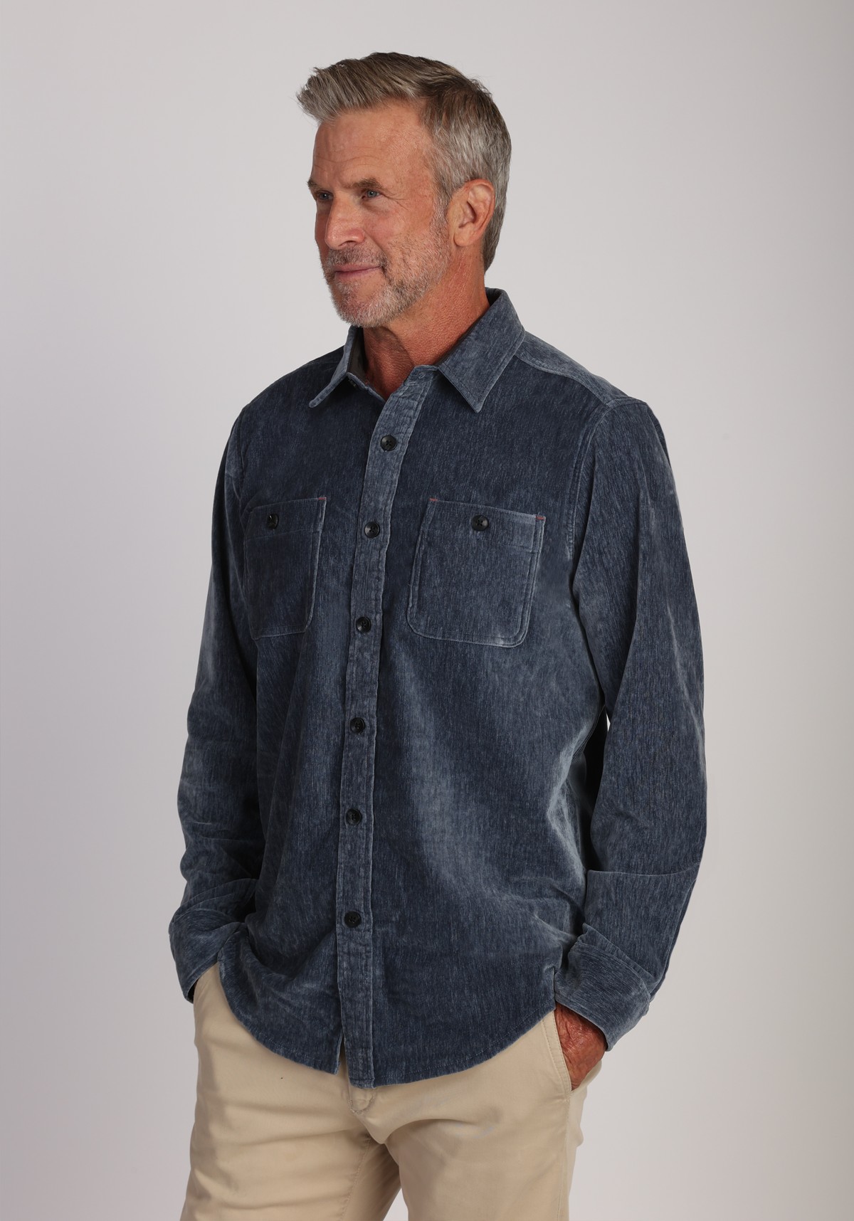 Cozy Cut Stretch Viceroy Velvet Shirt