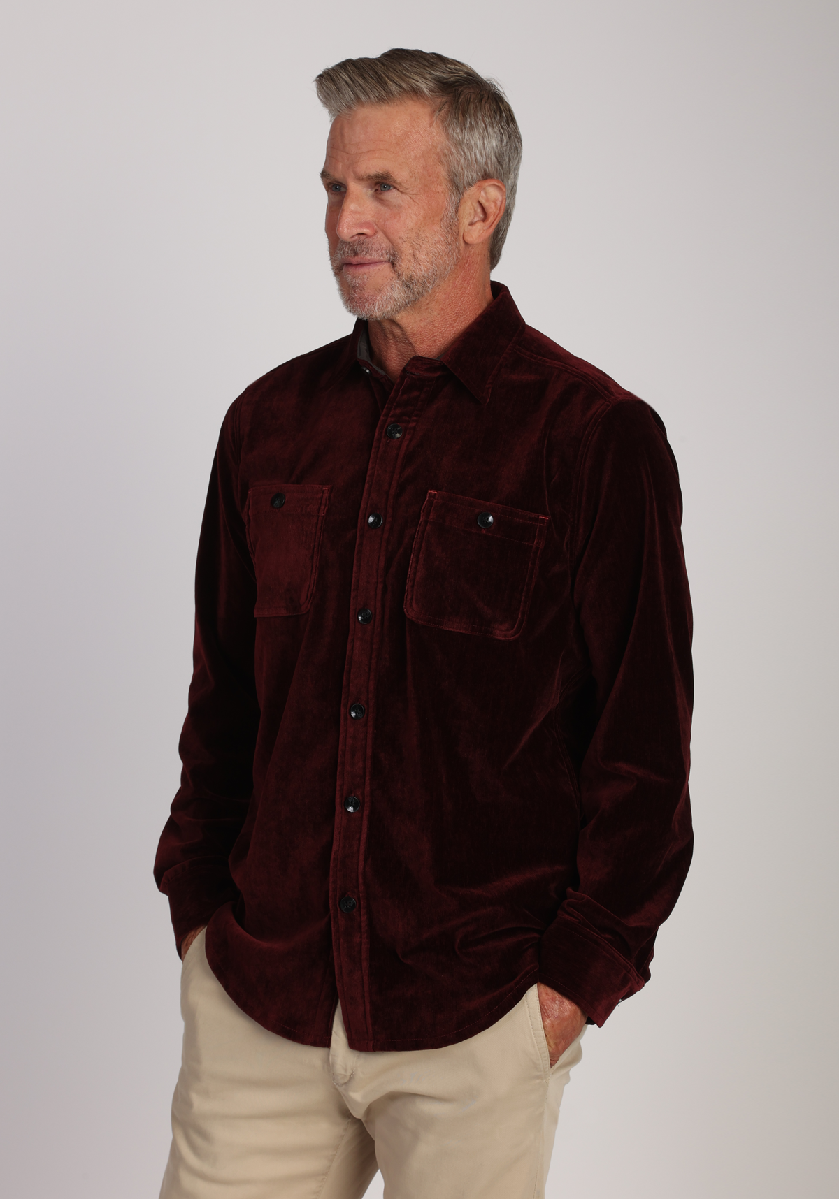 Cozy Cut Stretch Viceroy Velvet Shirt