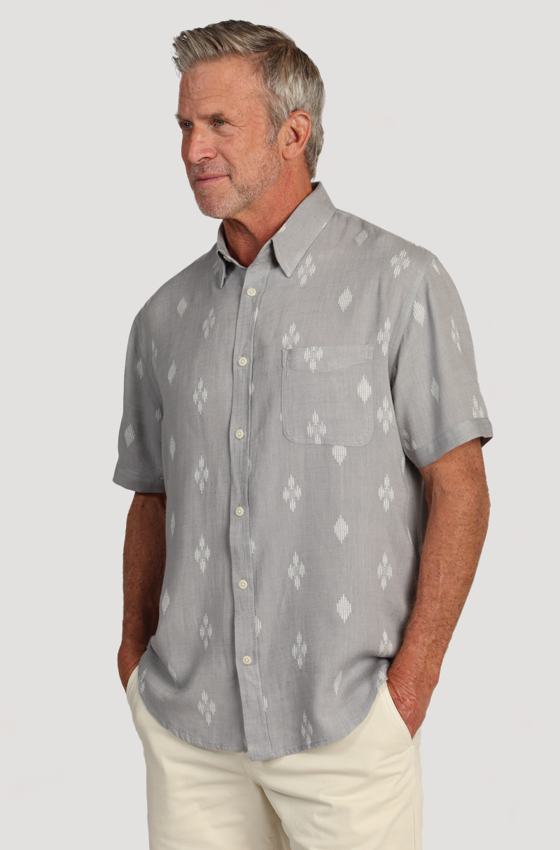 Ikat Linen Shirt
