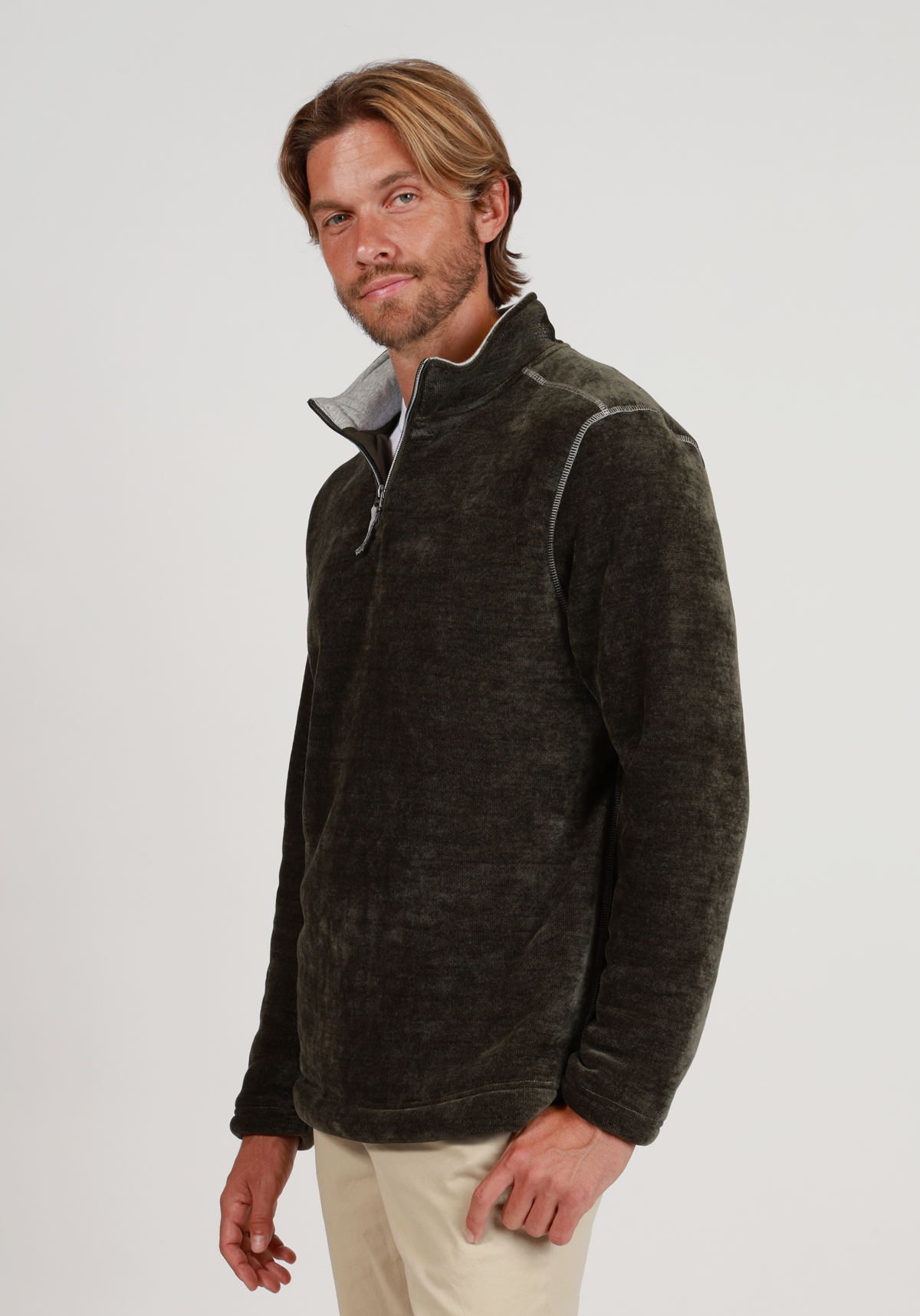 Apres Lux Chenille Quarter-Zip