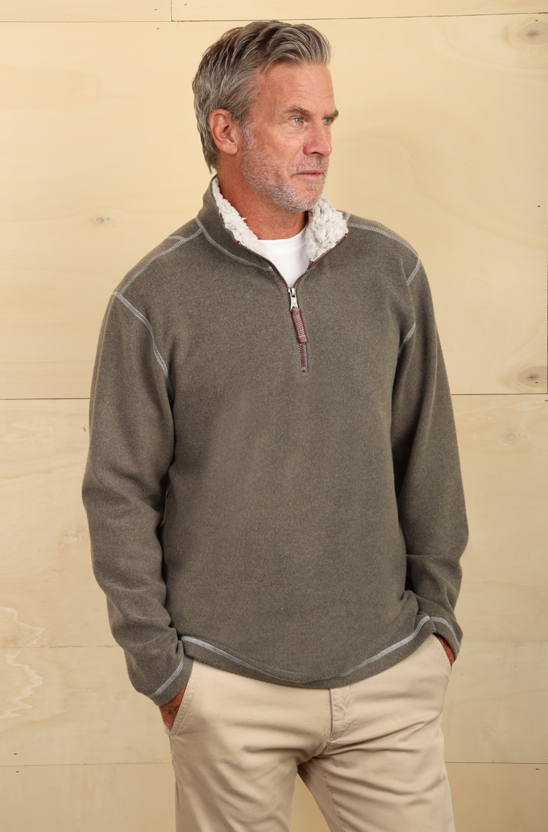Melange Soft Fleece 1/4 Zip Pullover