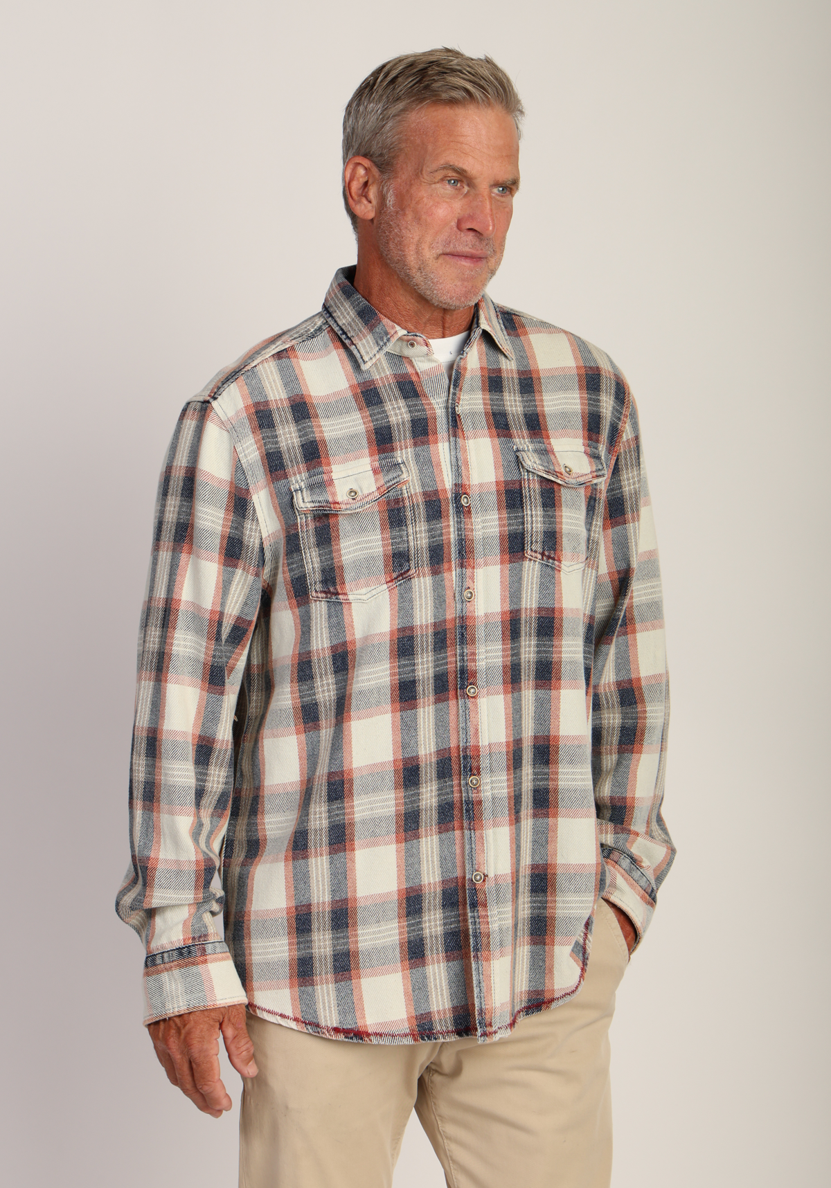Winston Genuine Indigo Plaid