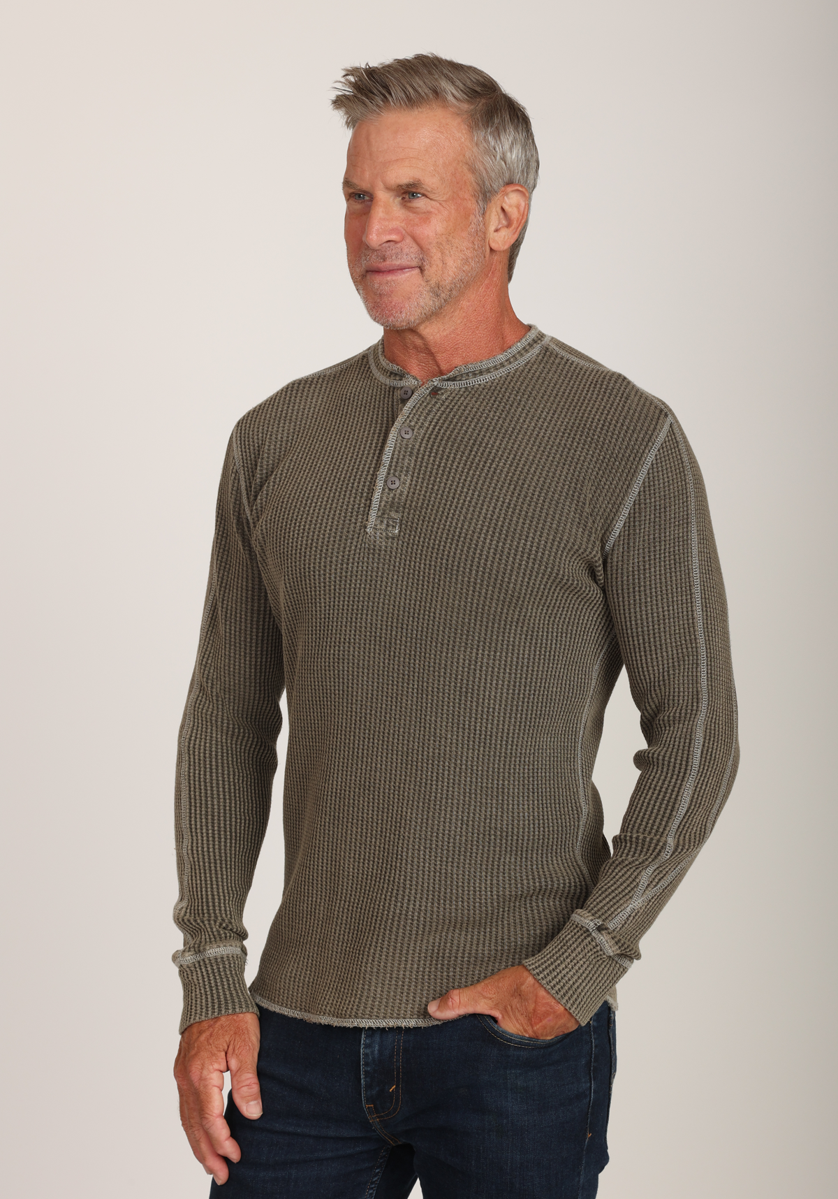 Fillmore Chunky Waffle Henley