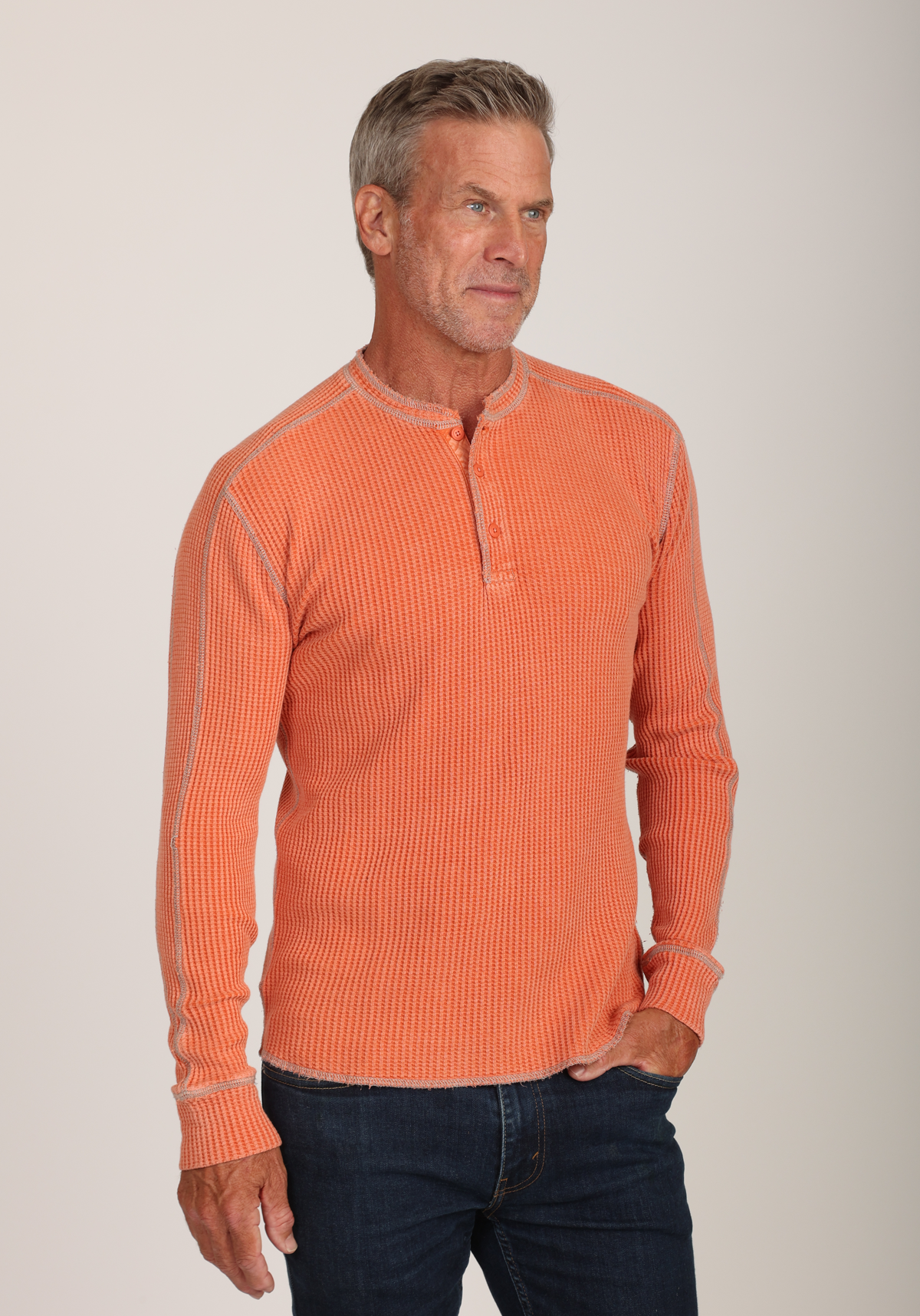 Fillmore Chunky Waffle Henley