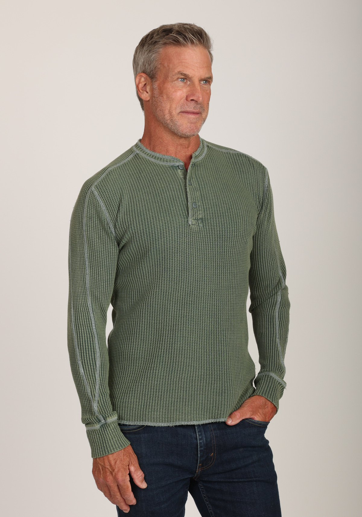 Fillmore Chunky Waffle Henley