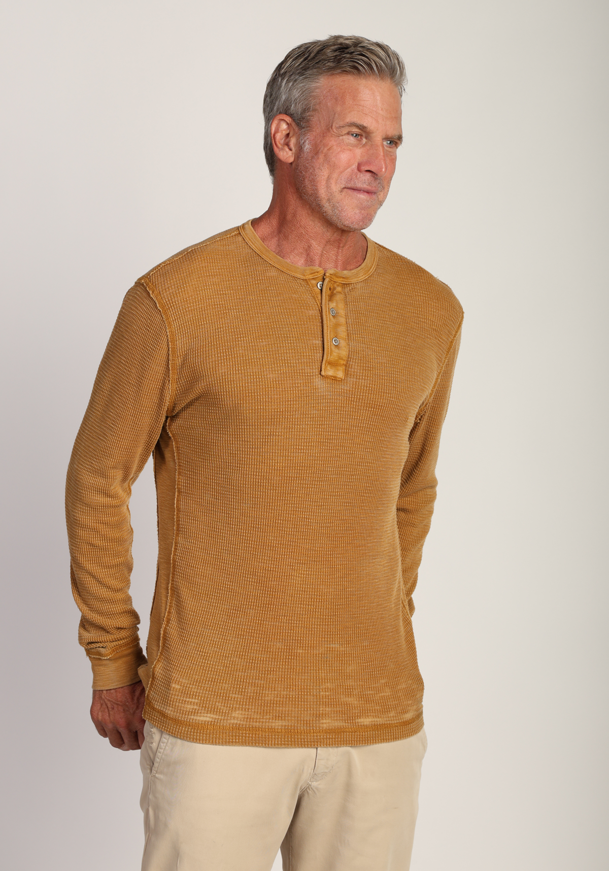 Bowery Waffle Thermal Henley