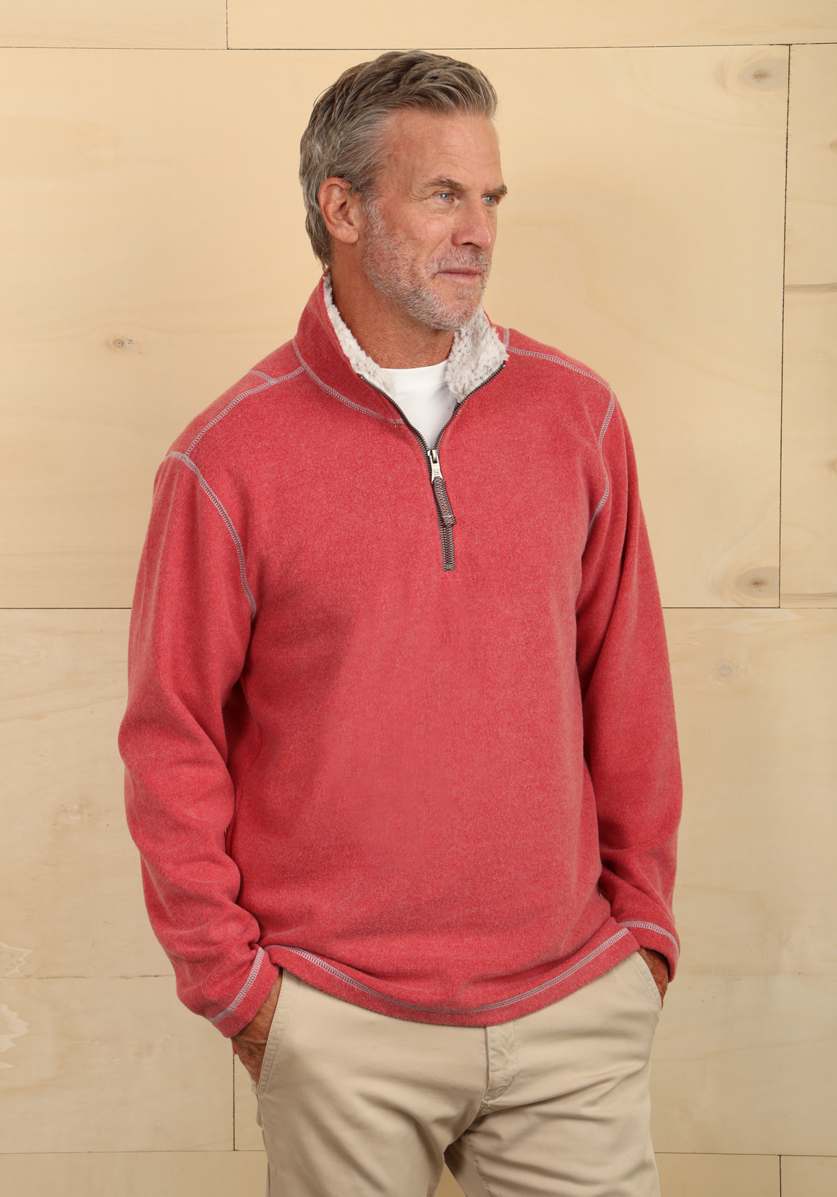Melange Soft Fleece 1/4 Zip Pullover