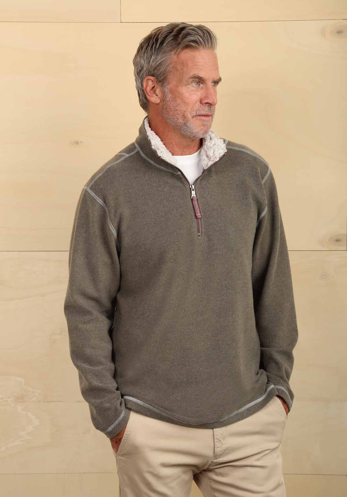 Melange Soft Fleece 1/4 Zip Pullover