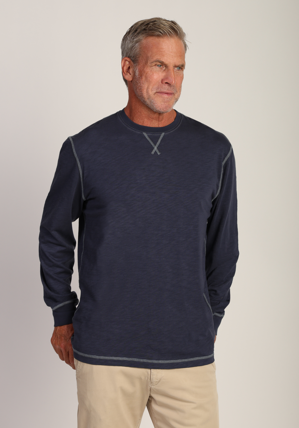 Heritage Slub L/S Crew