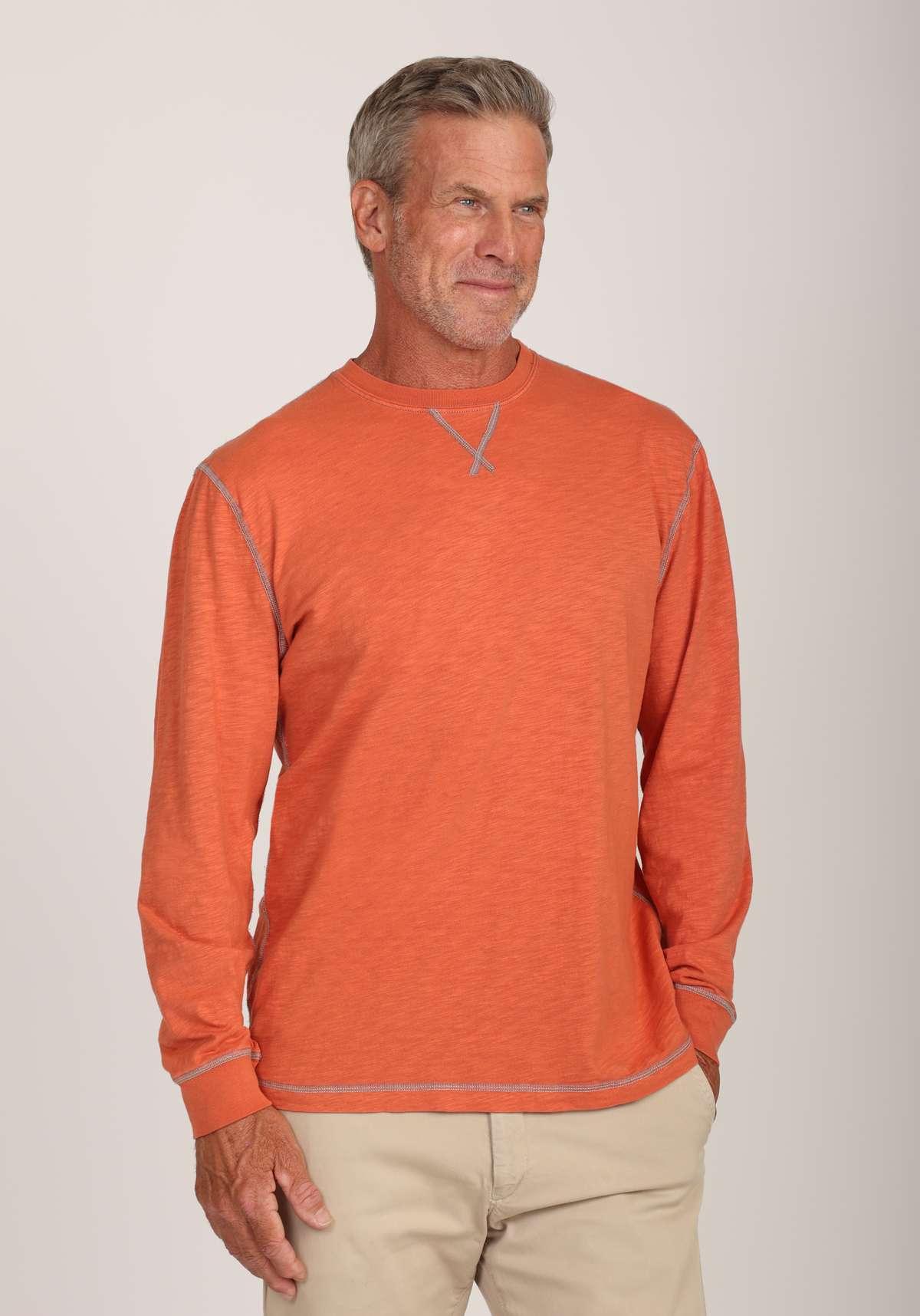 Heritage Slub L/S Crew