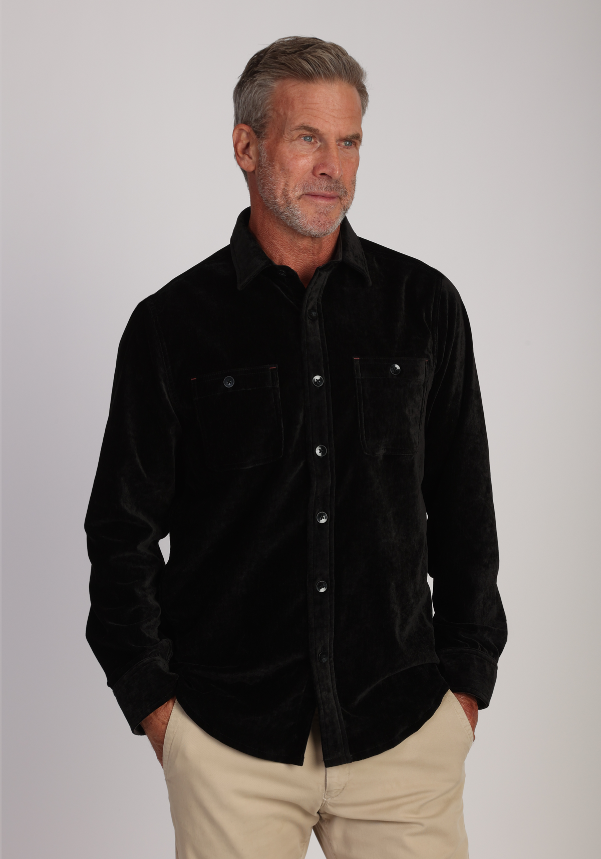 Cozy Cut Stretch Viceroy Velvet Shirt