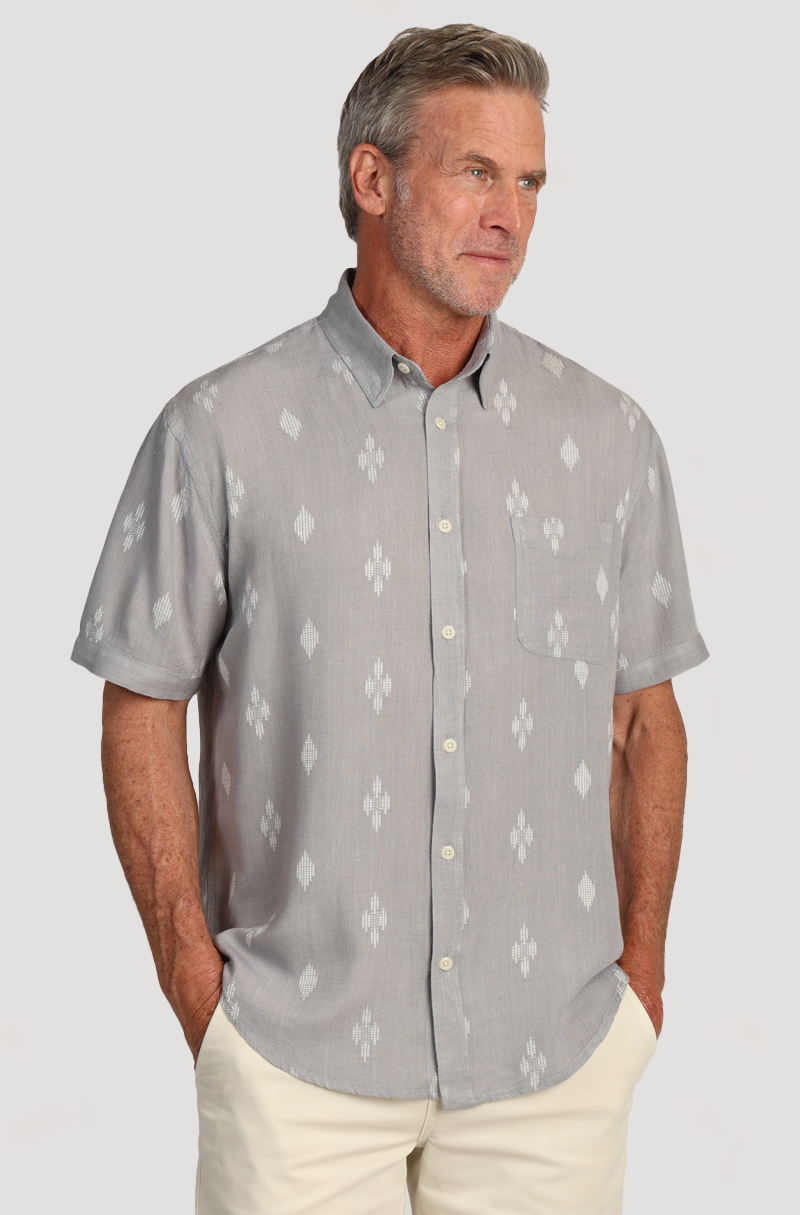 Ikat Linen Shirt