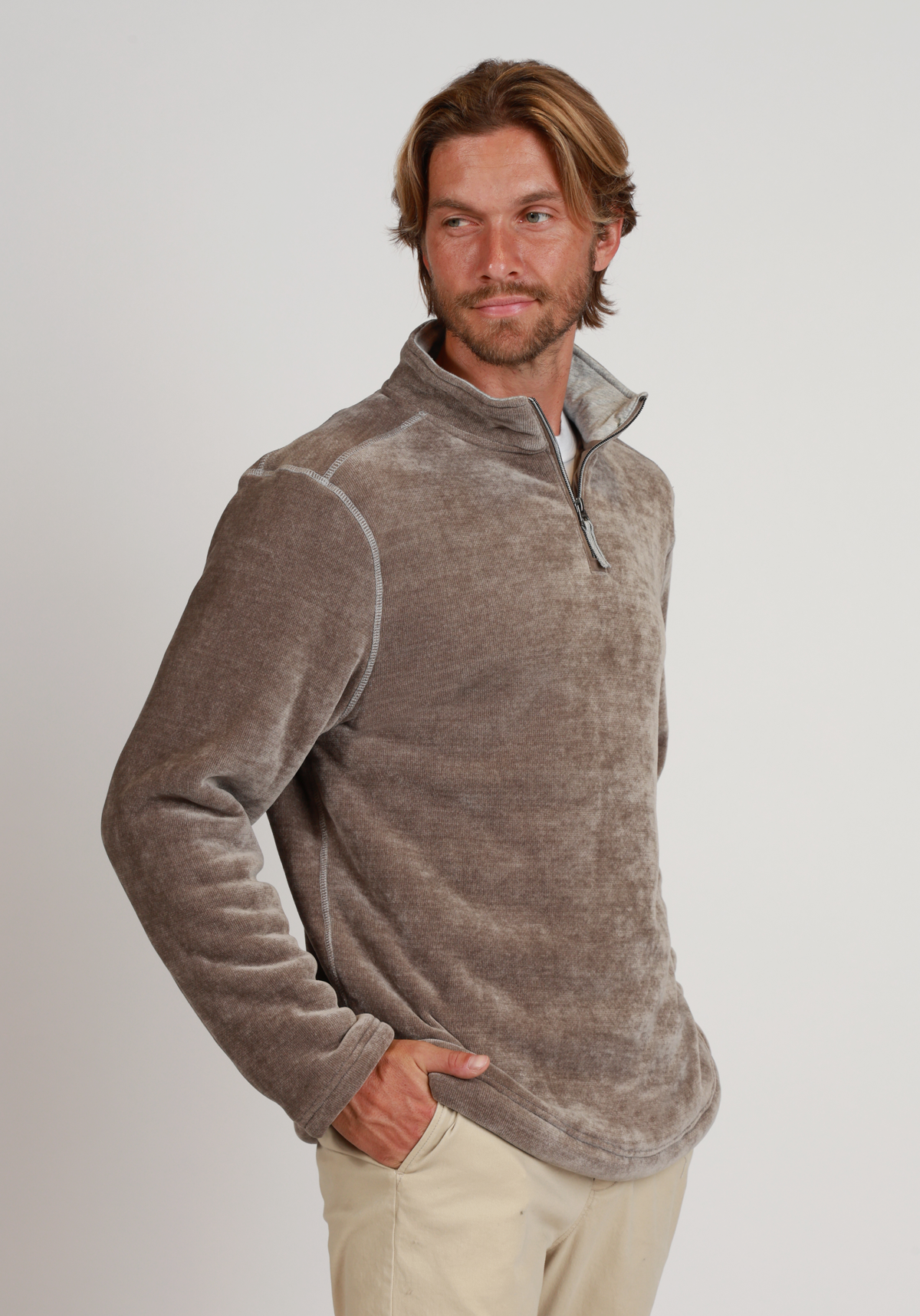 Apres Lux Chenille Quarter-Zip