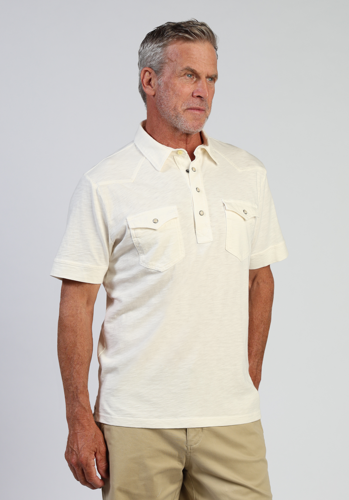 Signature Slub Western Polo