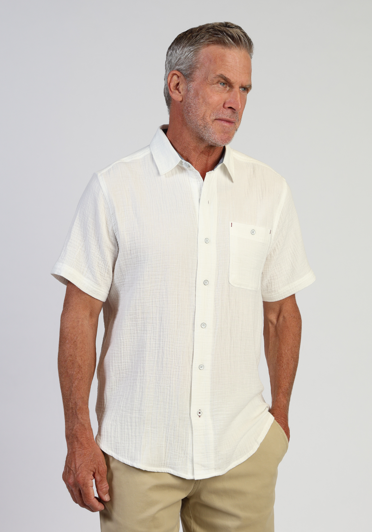 Taylor Doublecloth Cotton Shirt